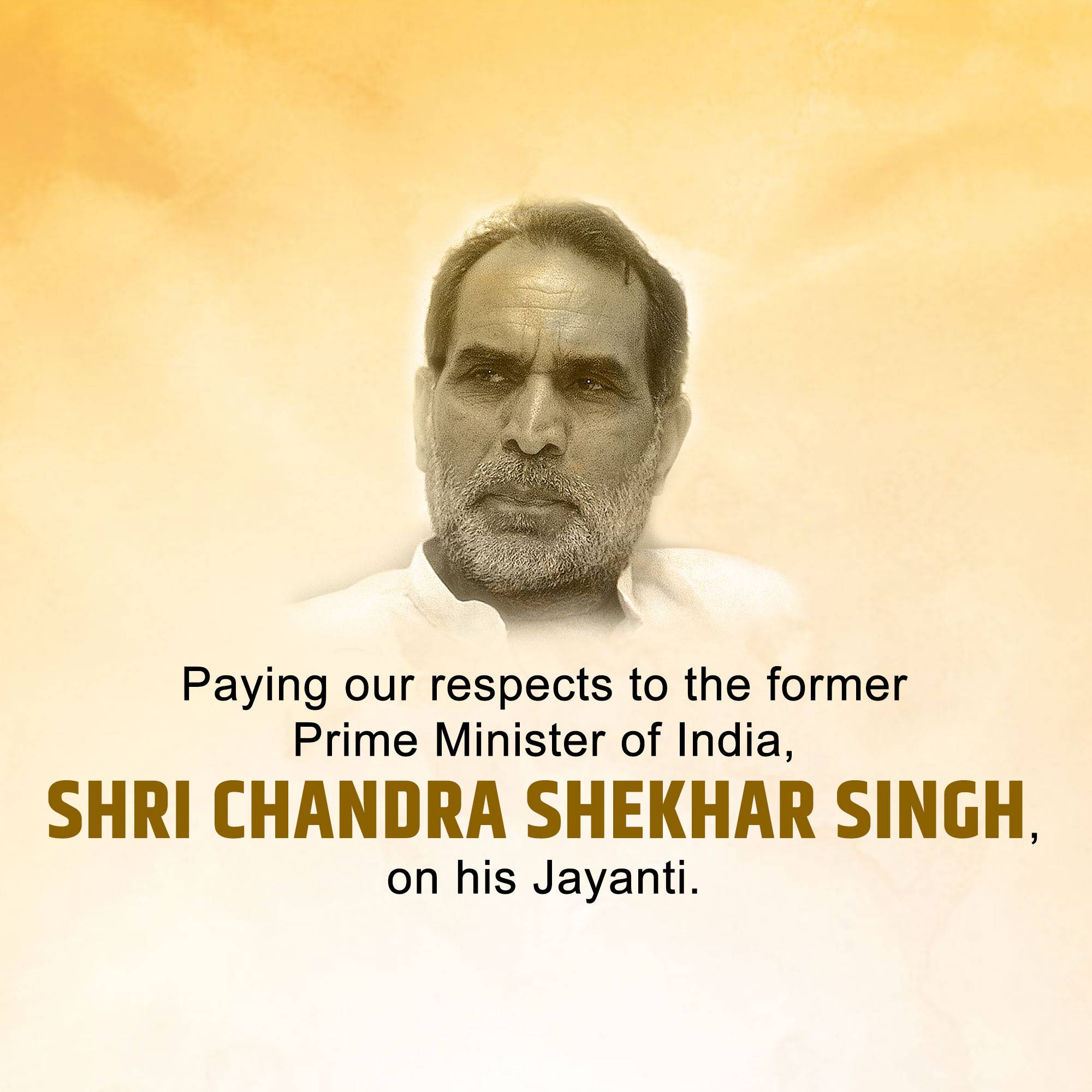 Chandra Shekhar Jayanti