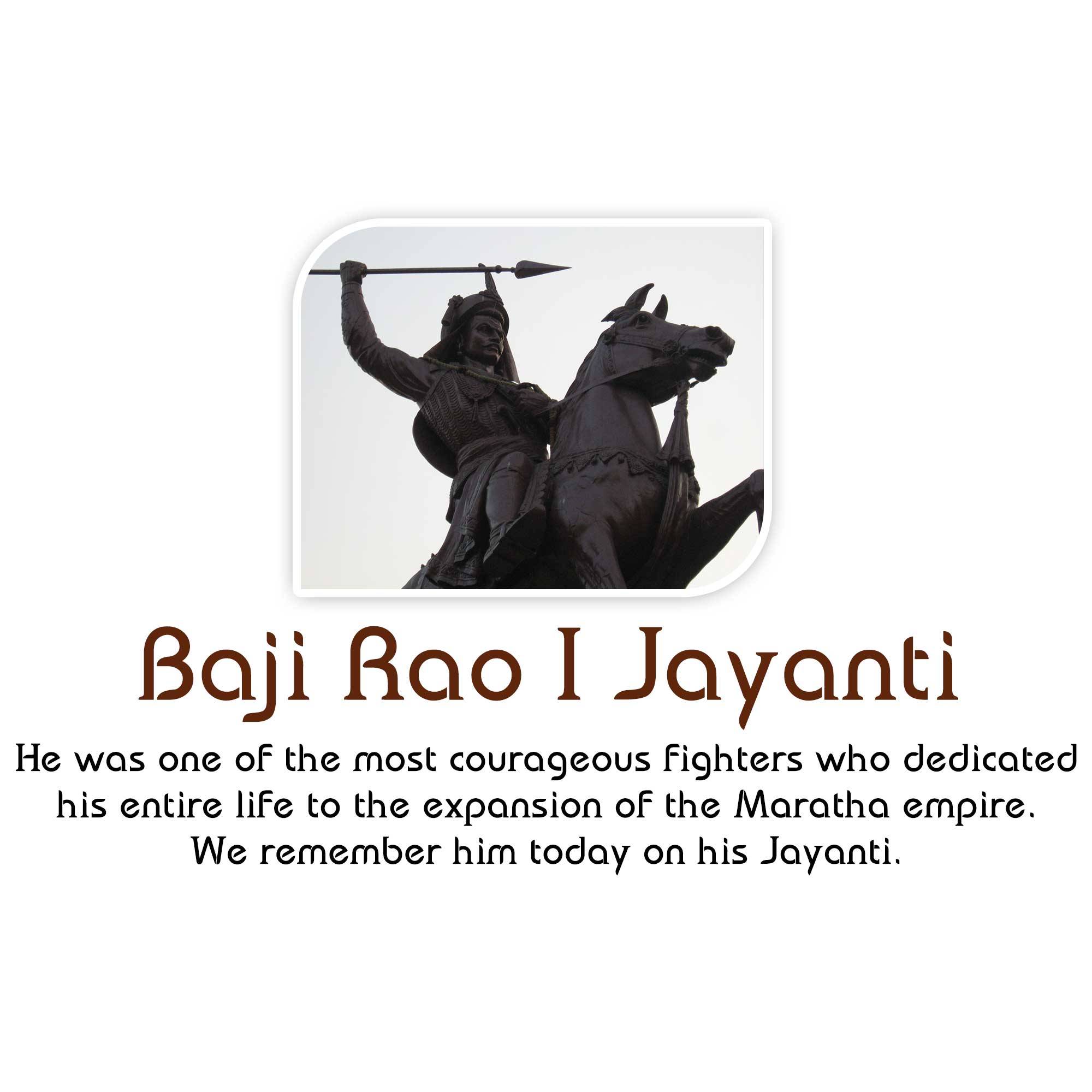 Baji Rao I Jayanti