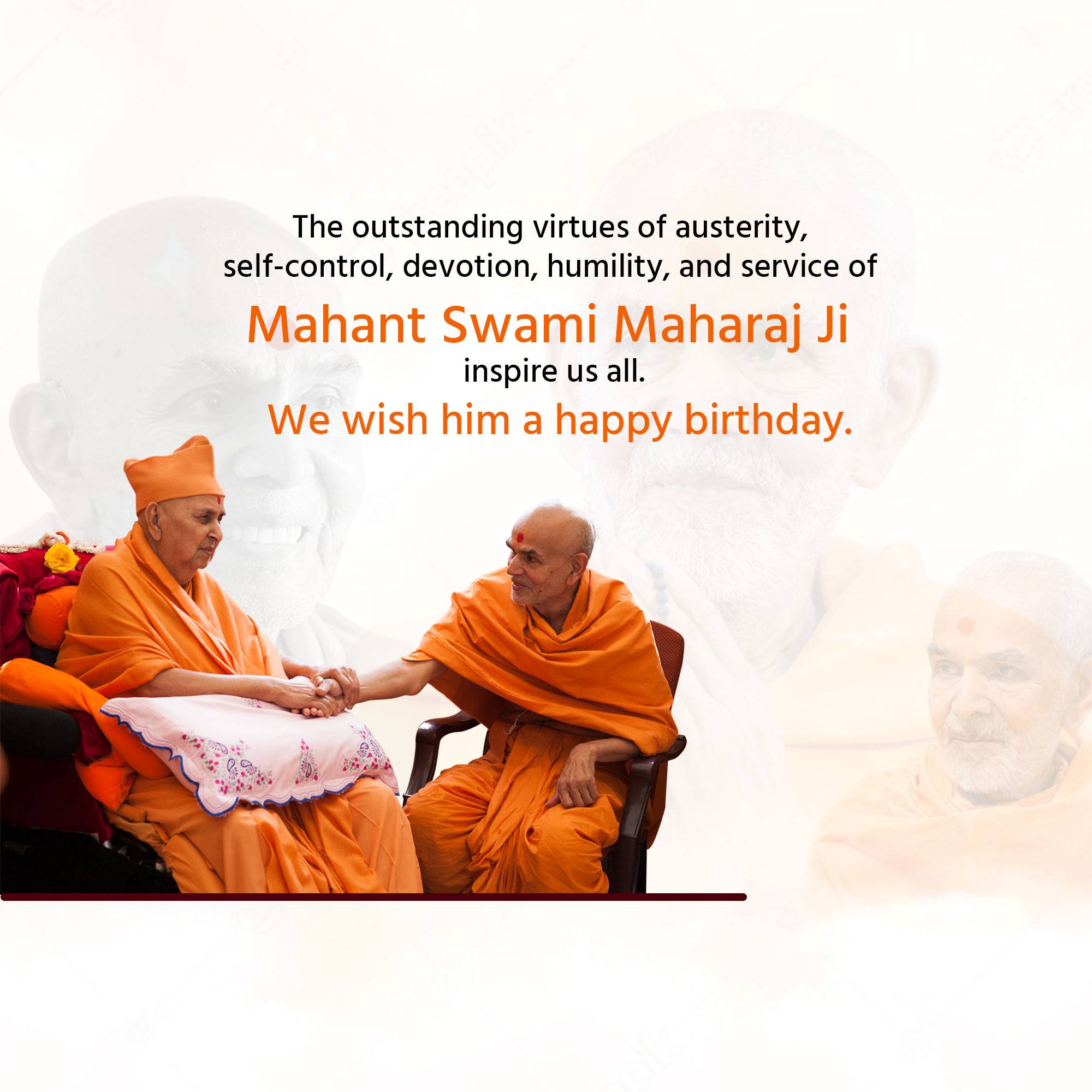 Mahant Swami Maharaj Birthday