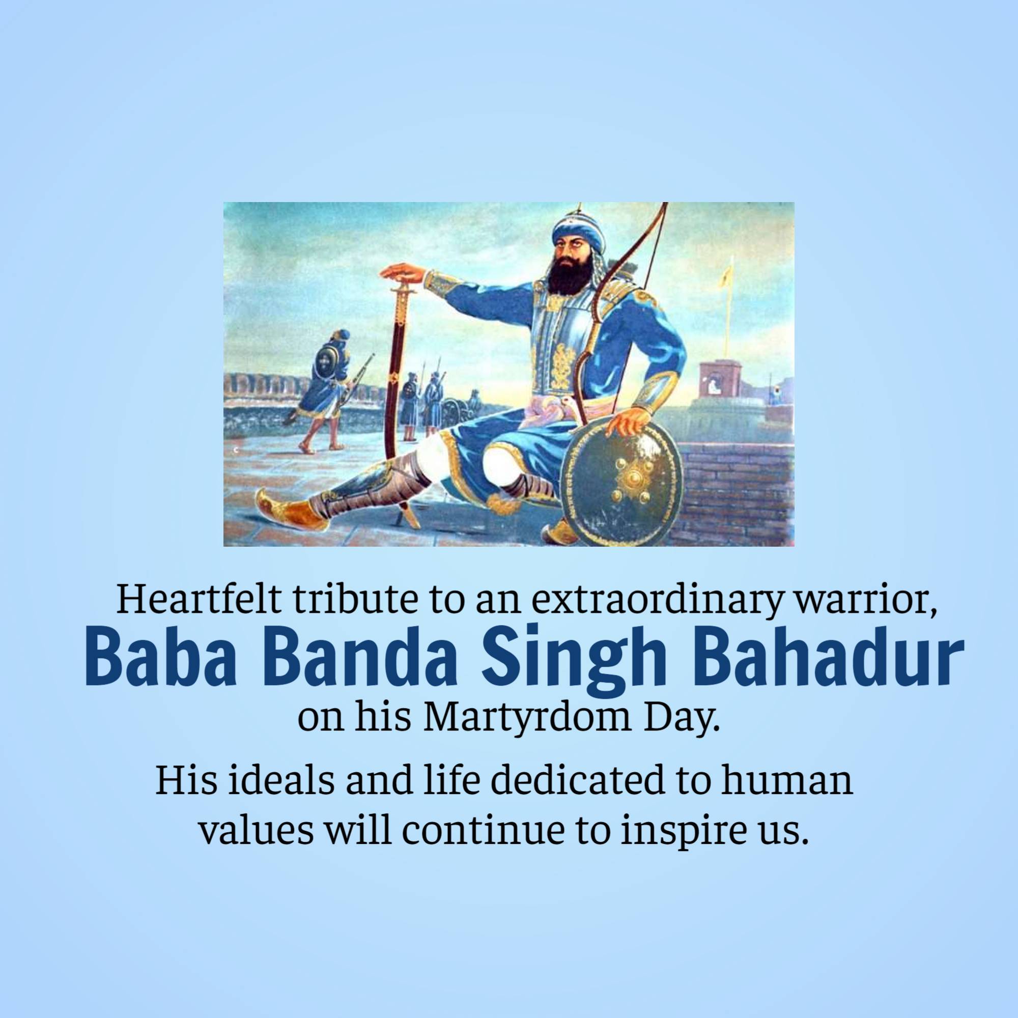 Banda Singh Bahadur Martyrdom Day