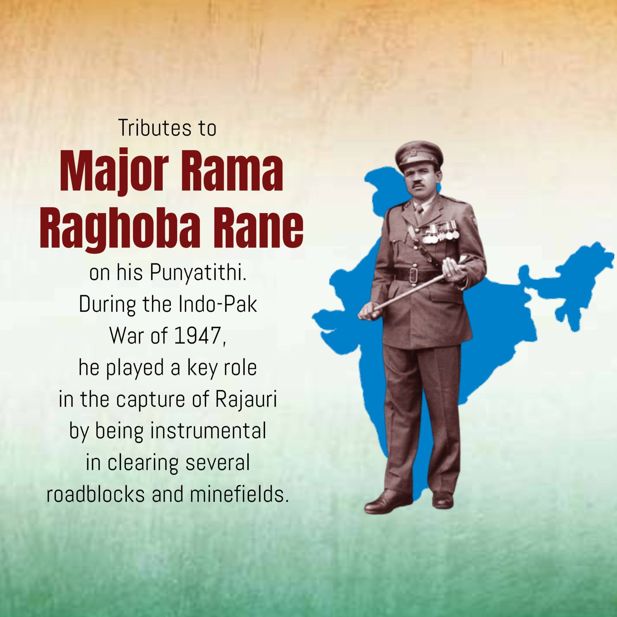 Major Rama Raghoba Rane Punyatithi