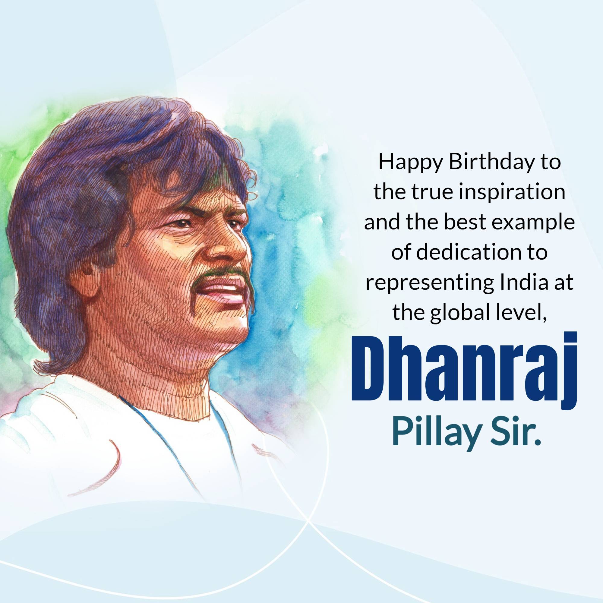 Dhanraj Pillay Birthday