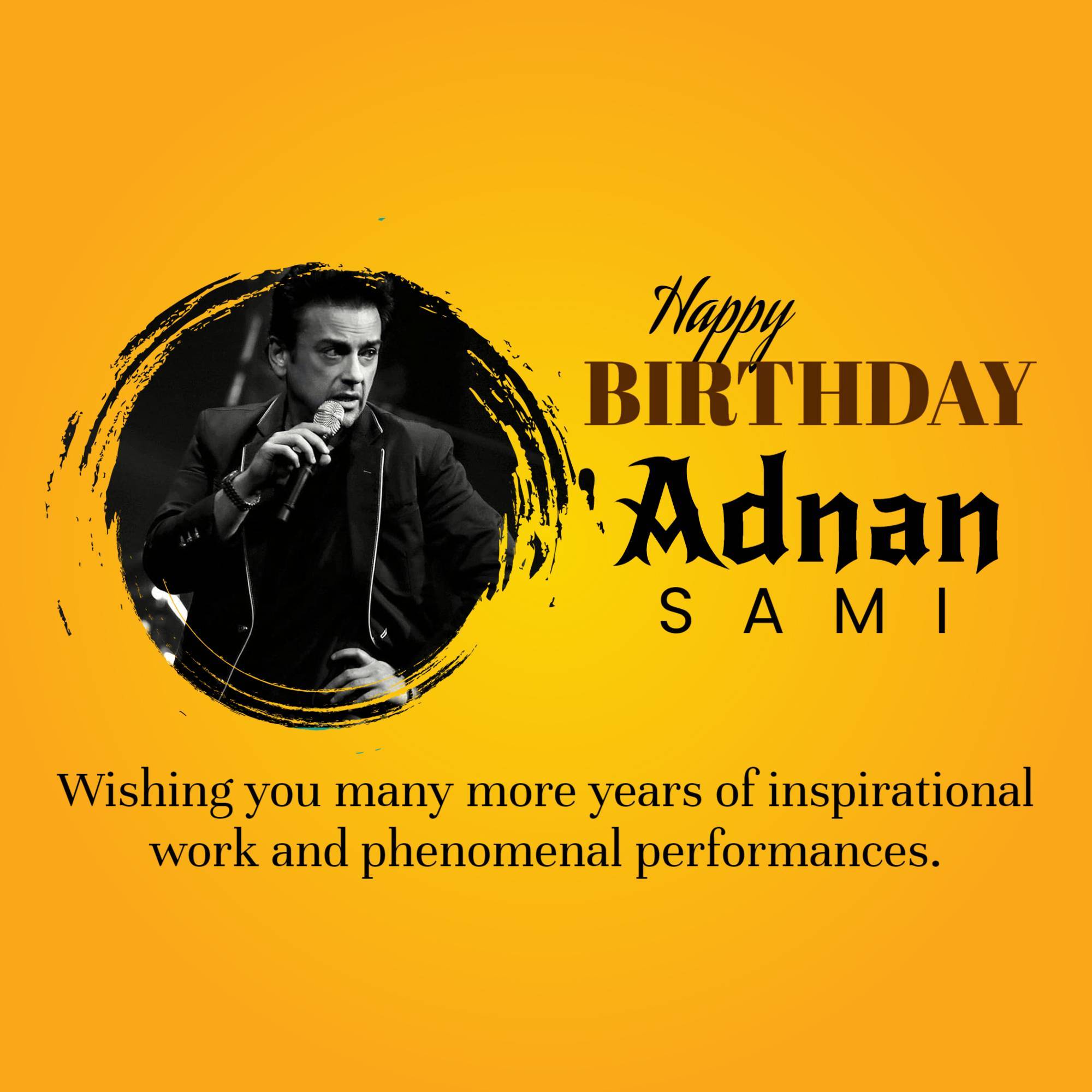 Adnan Sami Birthday
