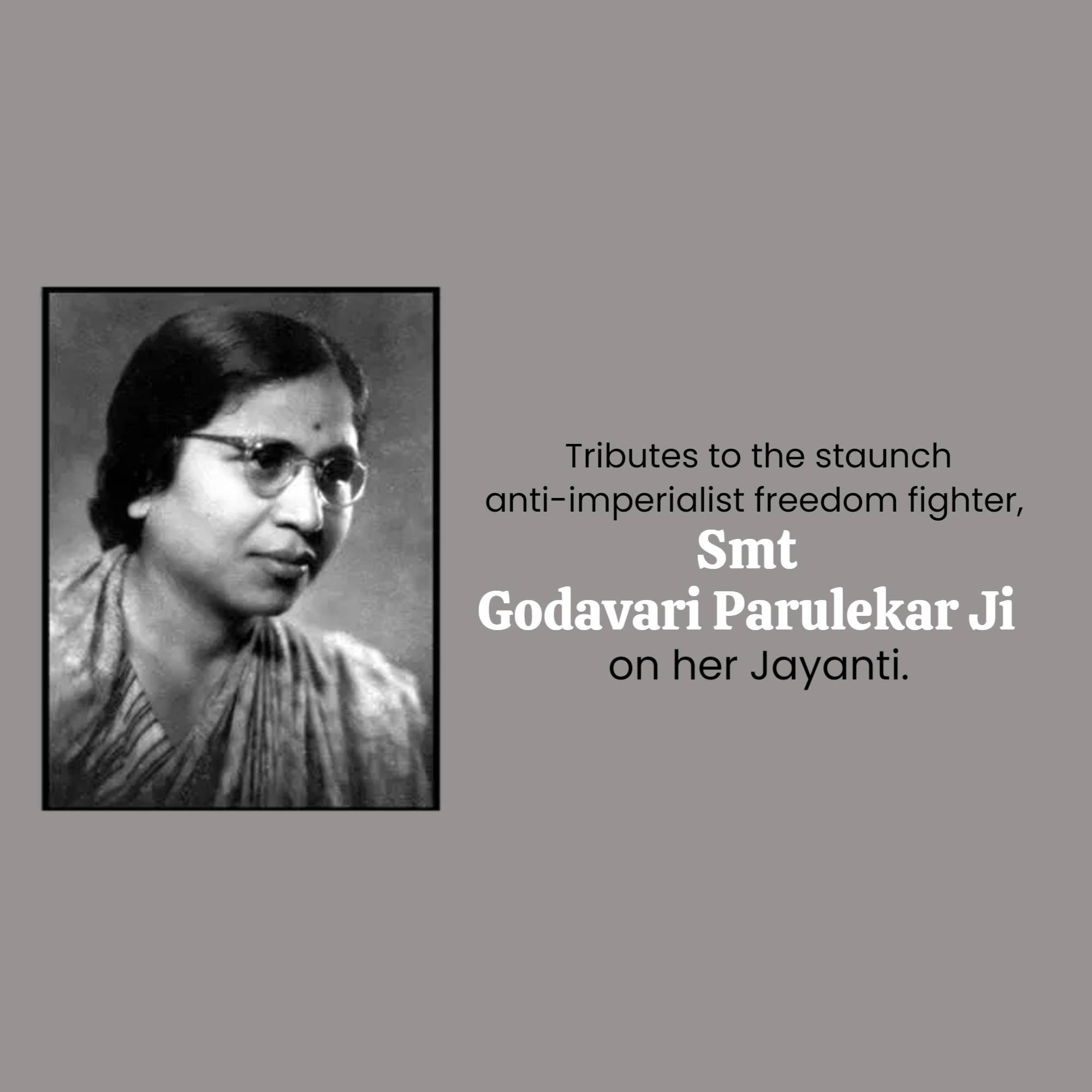 Godavari Parulekar Jayanti