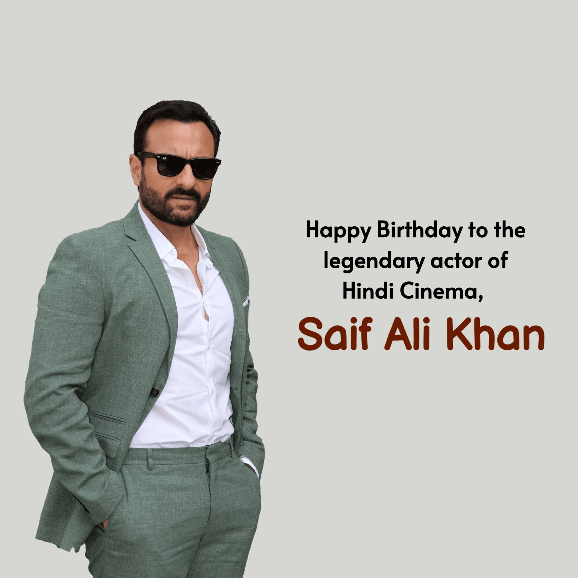 Saif Ali Khan Birthday