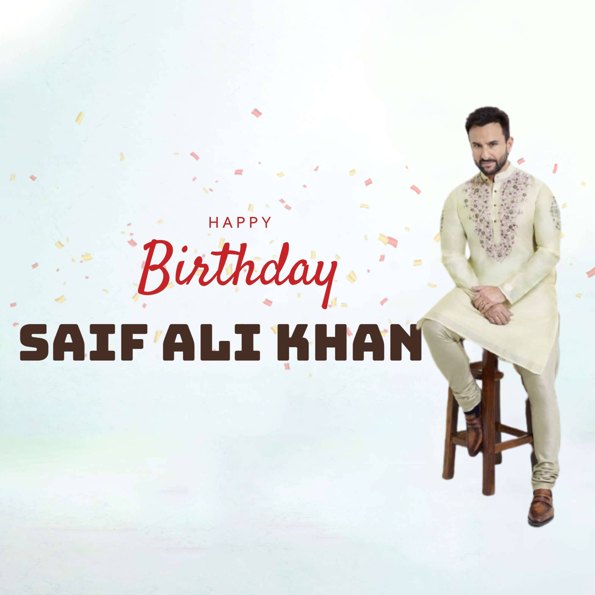 Saif Ali Khan Birthday