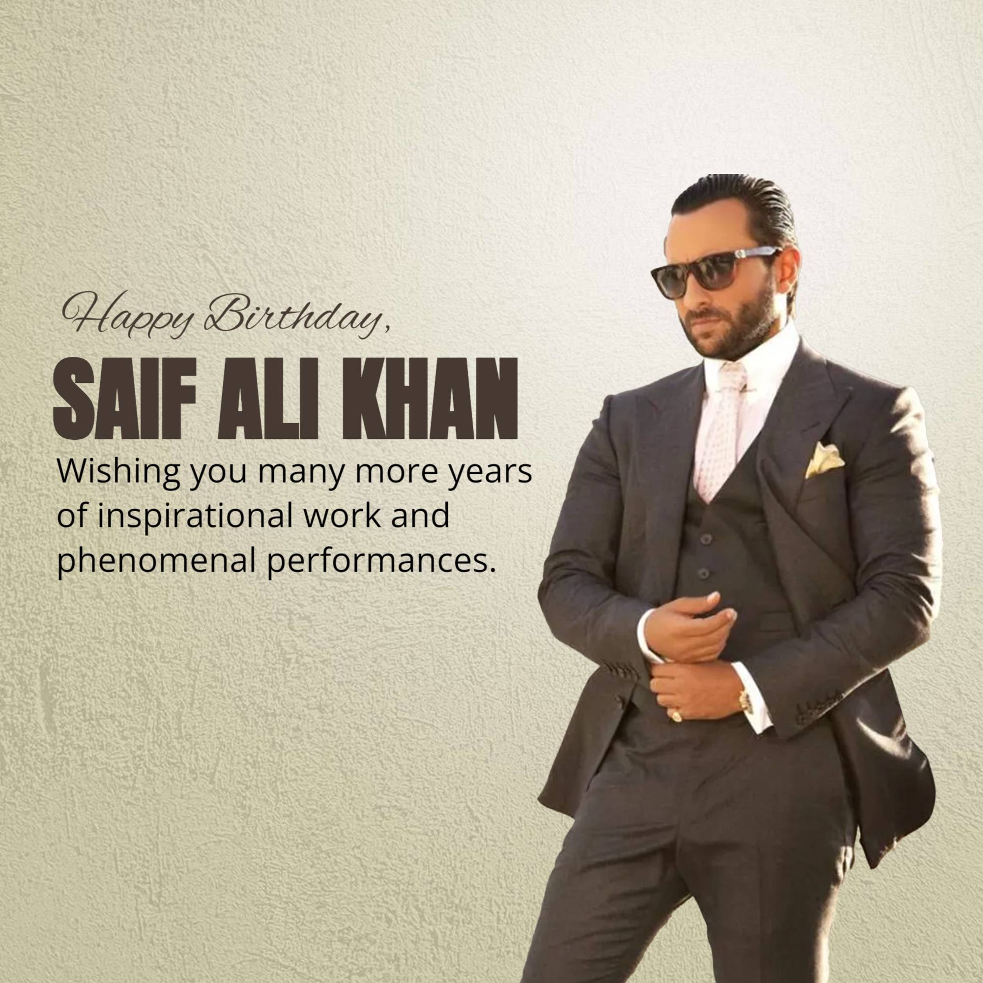 Saif Ali Khan Birthday