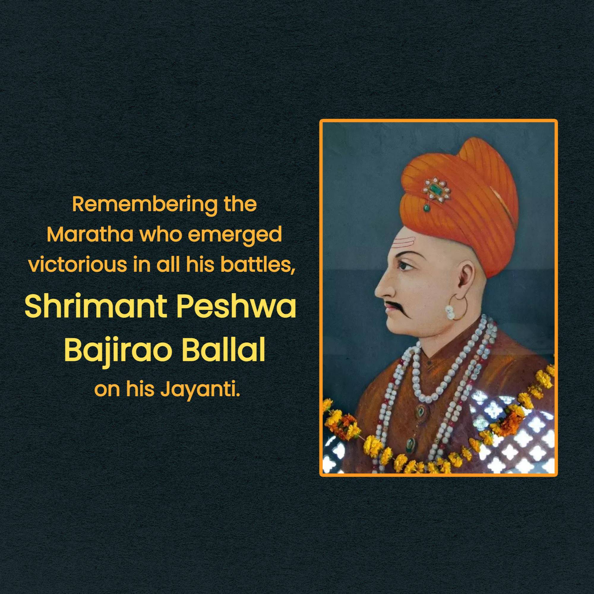 Baji Rao I Jayanti