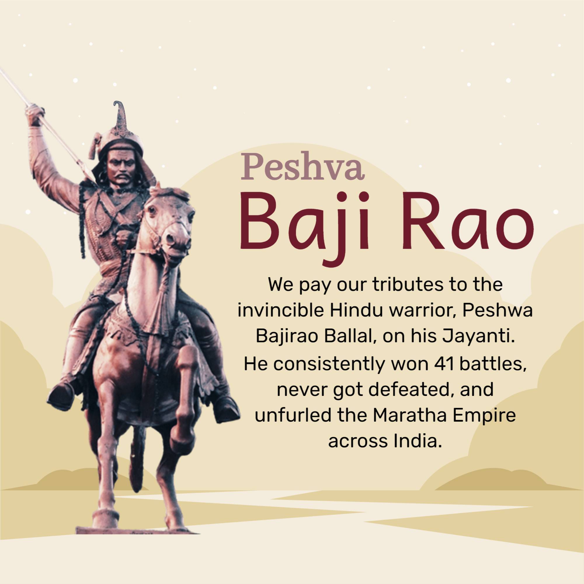 Baji Rao I Jayanti