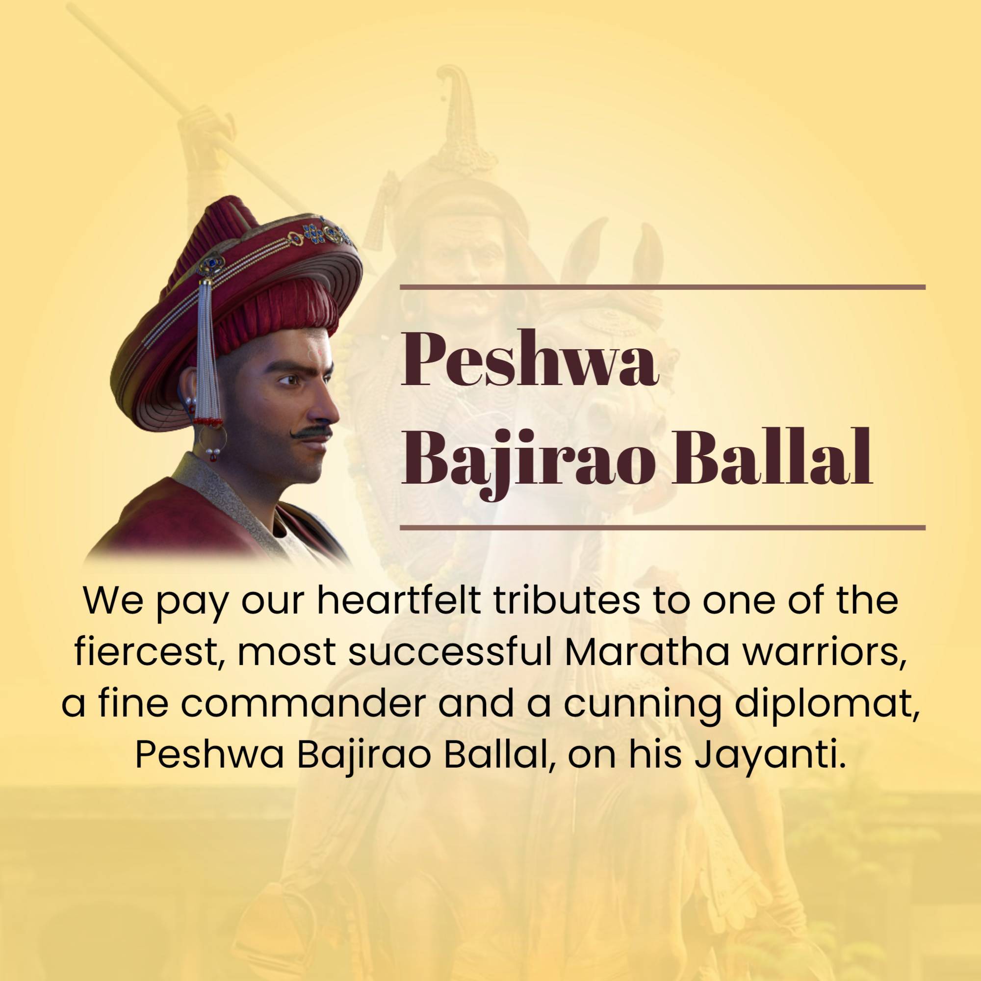 Baji Rao I Jayanti