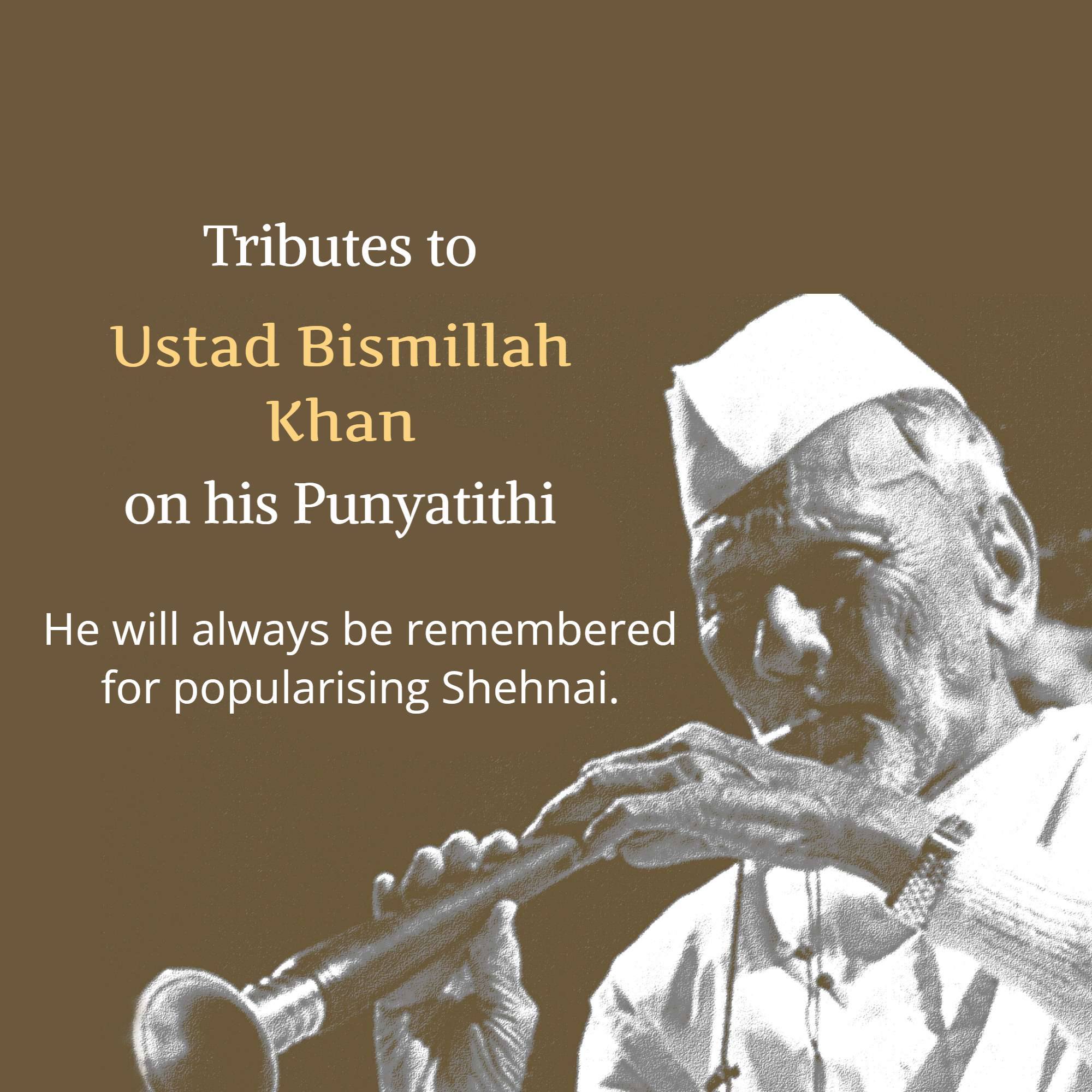 Ustad Bismillah Khan Punyatithi