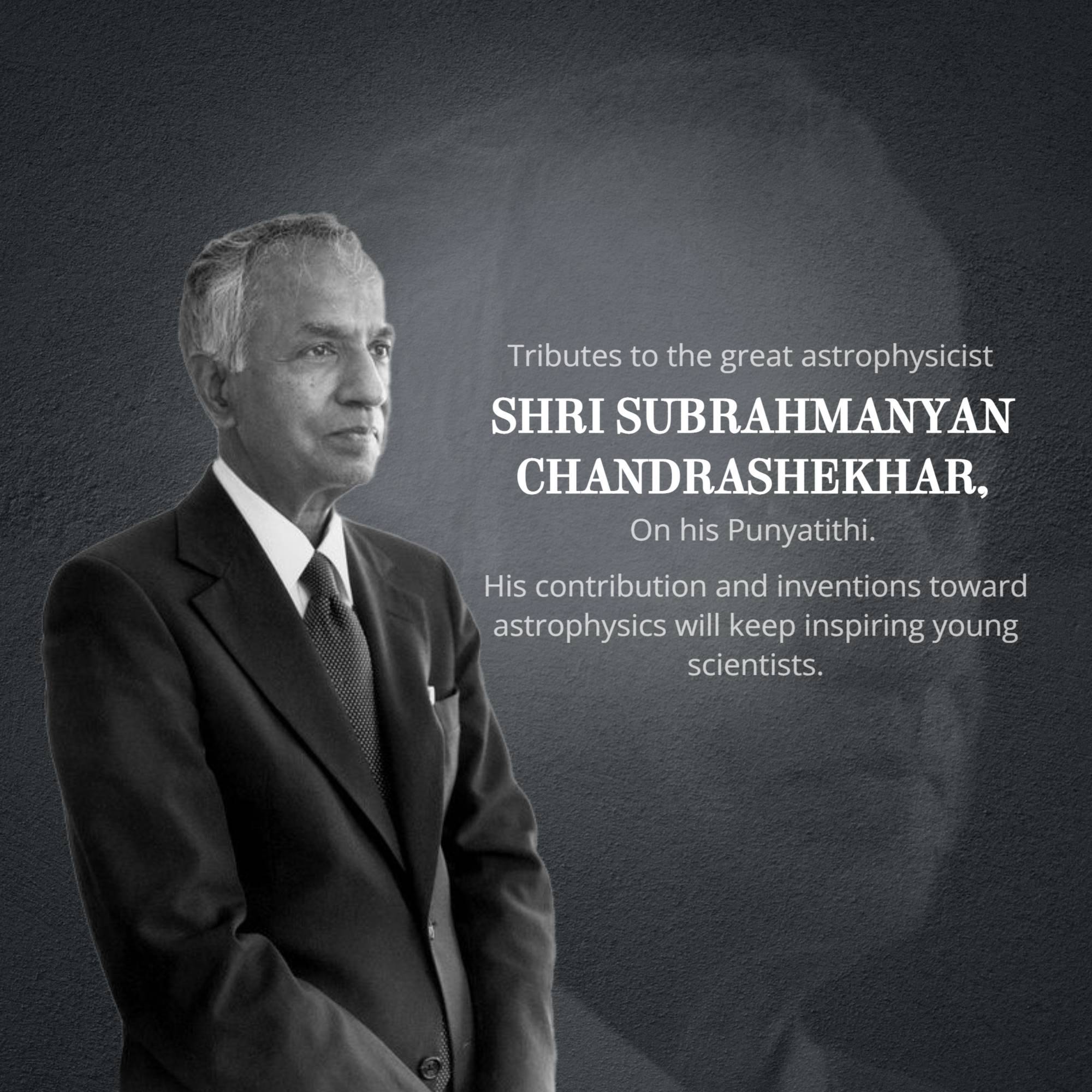 Subrahmanyan Chandrasekhar Punyatithi