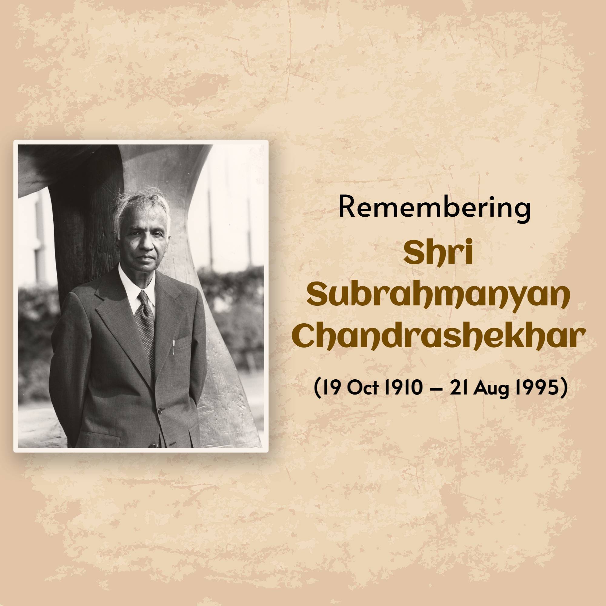 Subrahmanyan Chandrasekhar Punyatithi