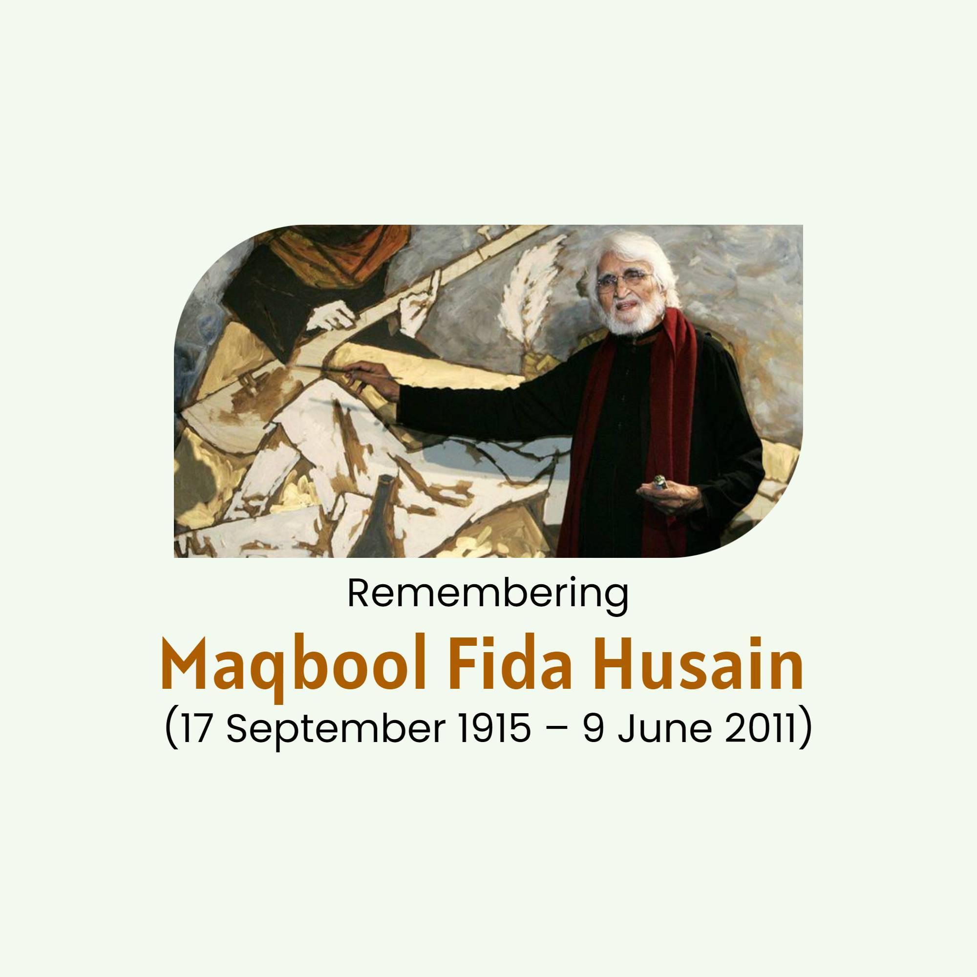 M. F. Husain Jayanti