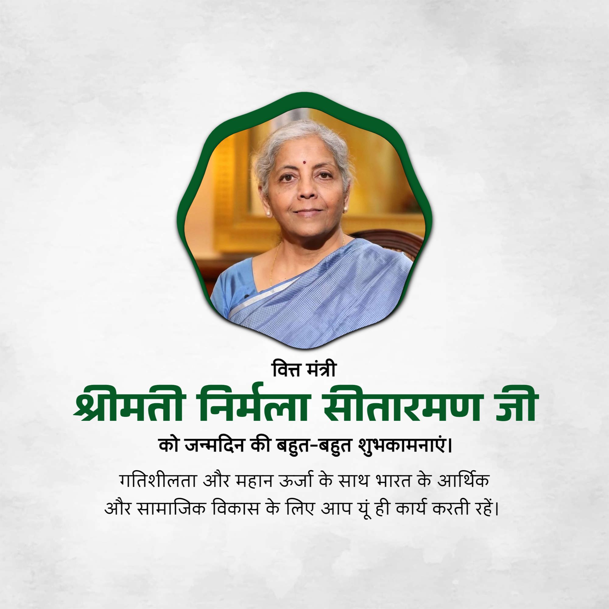 Nirmala Sitharaman Birthday