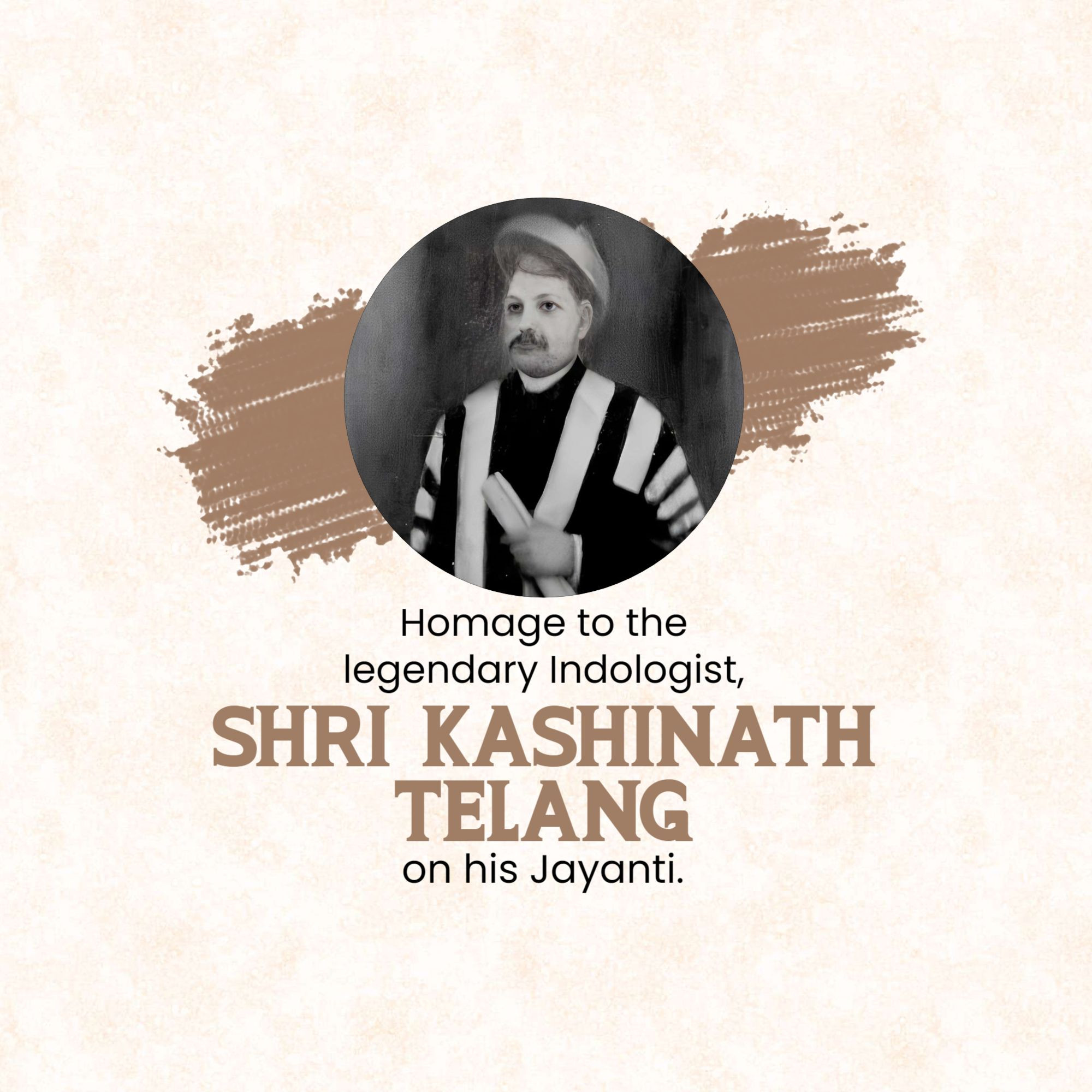 Kashinath Trimbak Telang Jayanti
