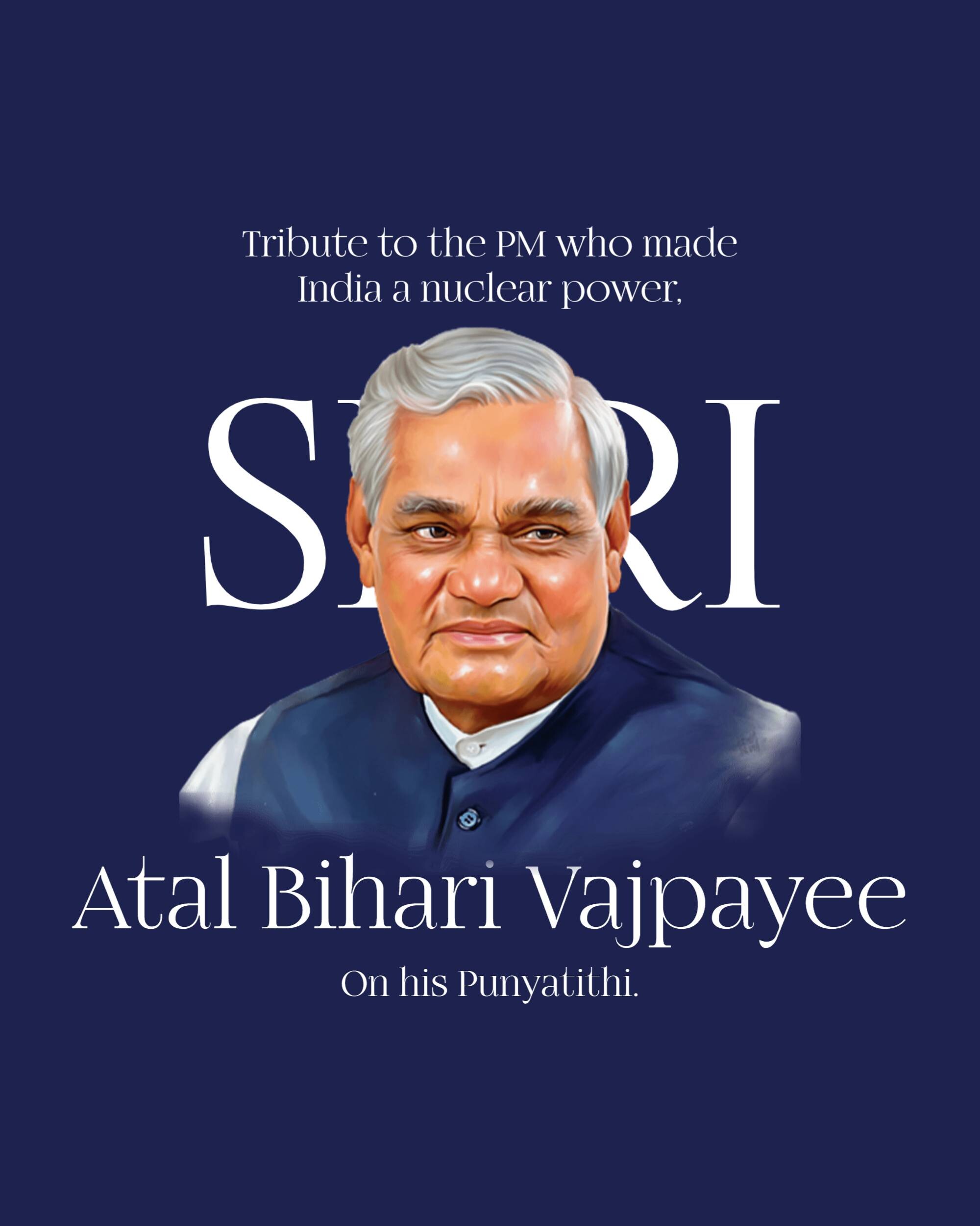 Atal Bihari Vajpayee Punyatithi