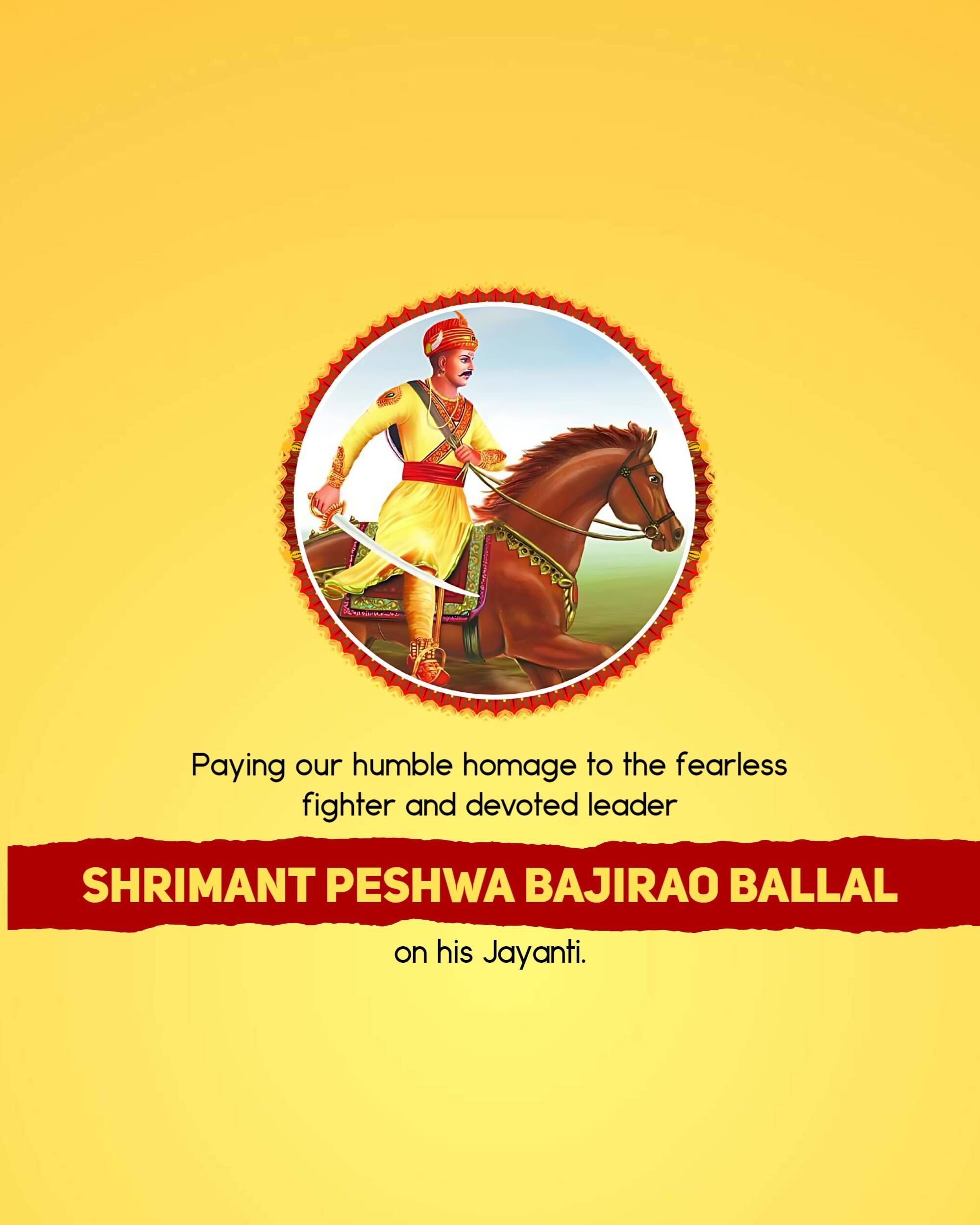 Baji Rao I Jayanti