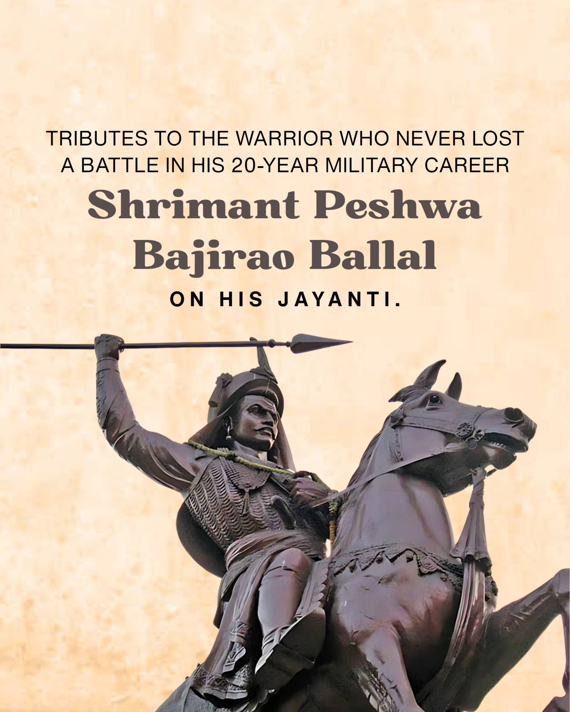Baji Rao I Jayanti