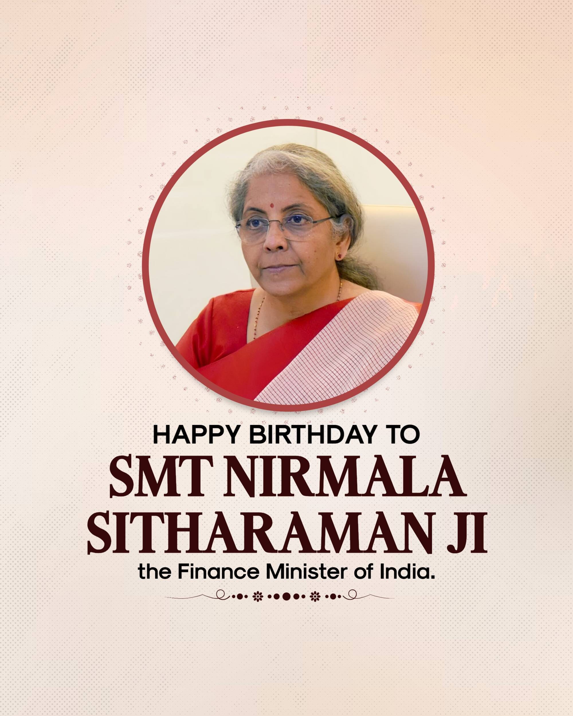Nirmala Sitharaman Birthday