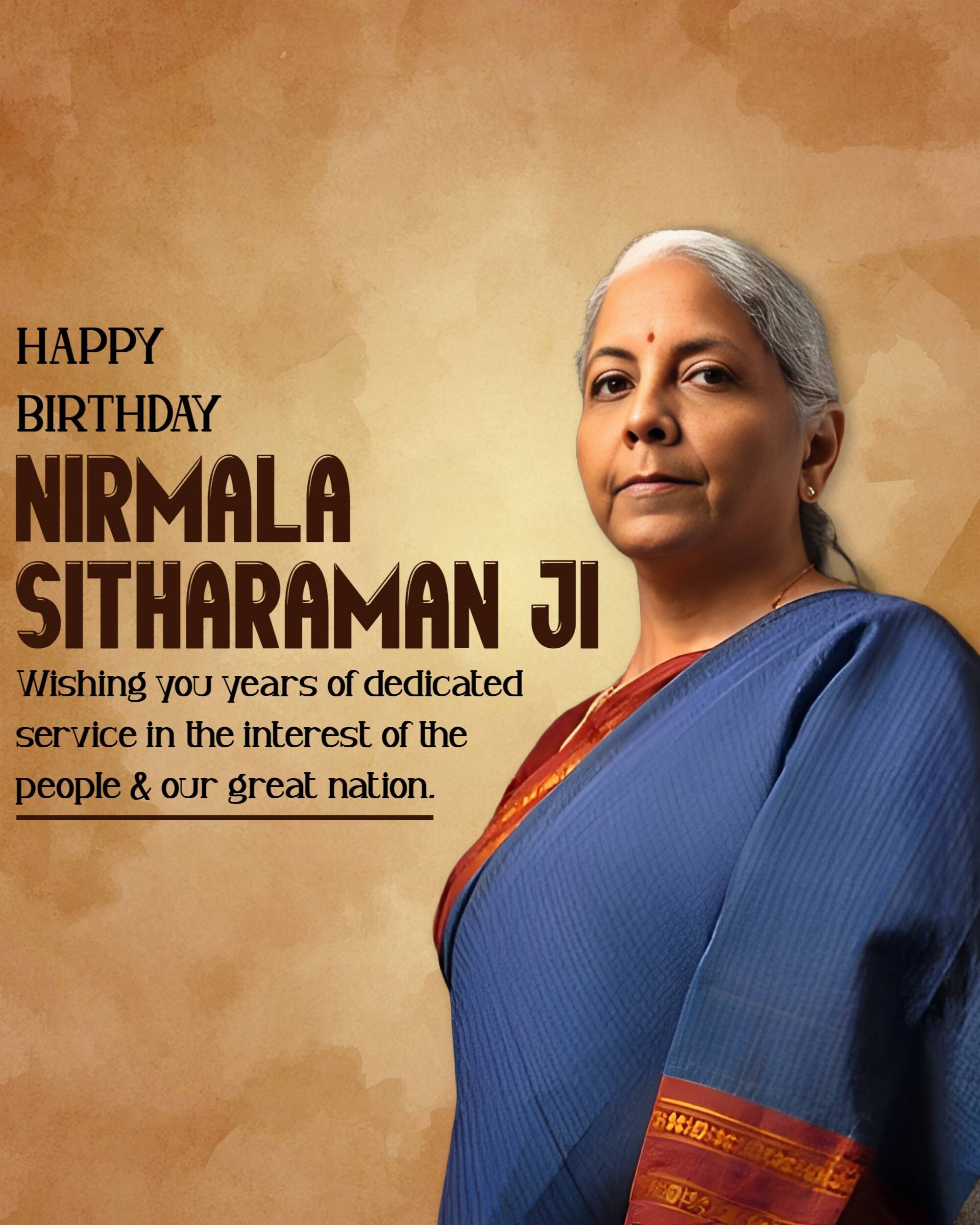Nirmala Sitharaman Birthday