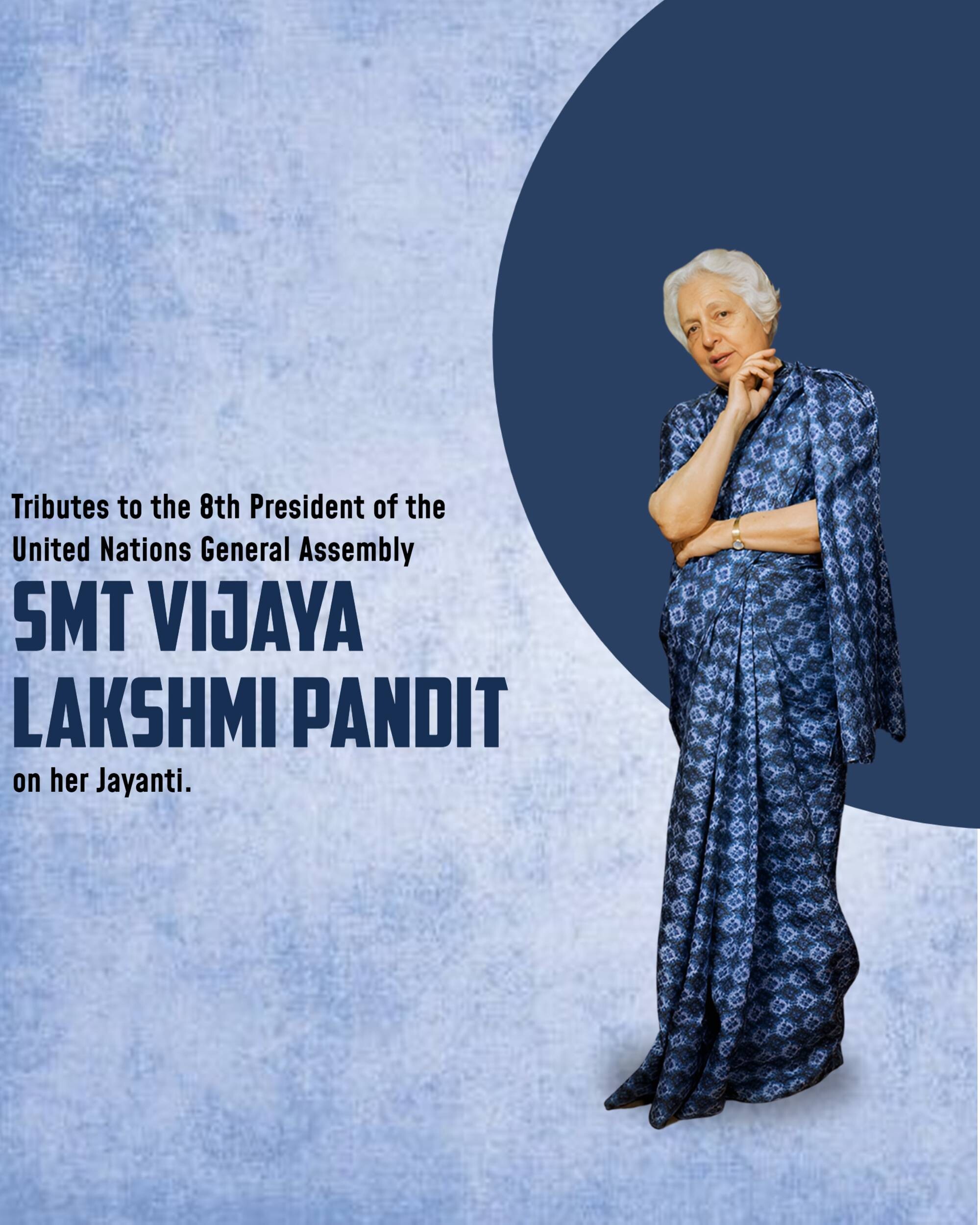 Vijaya Lakshmi Pandit Jayanti
