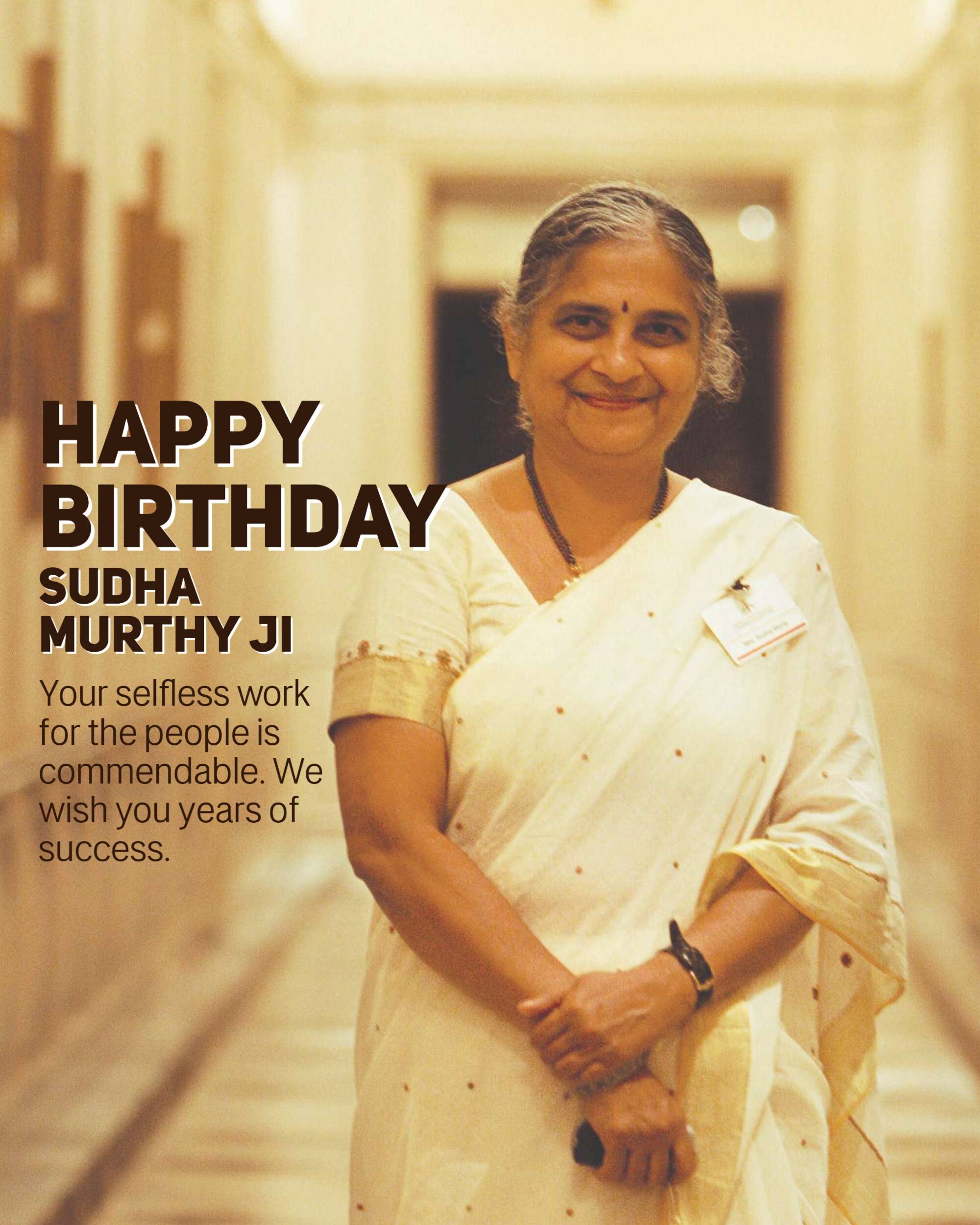 Sudha Murthy Birthday