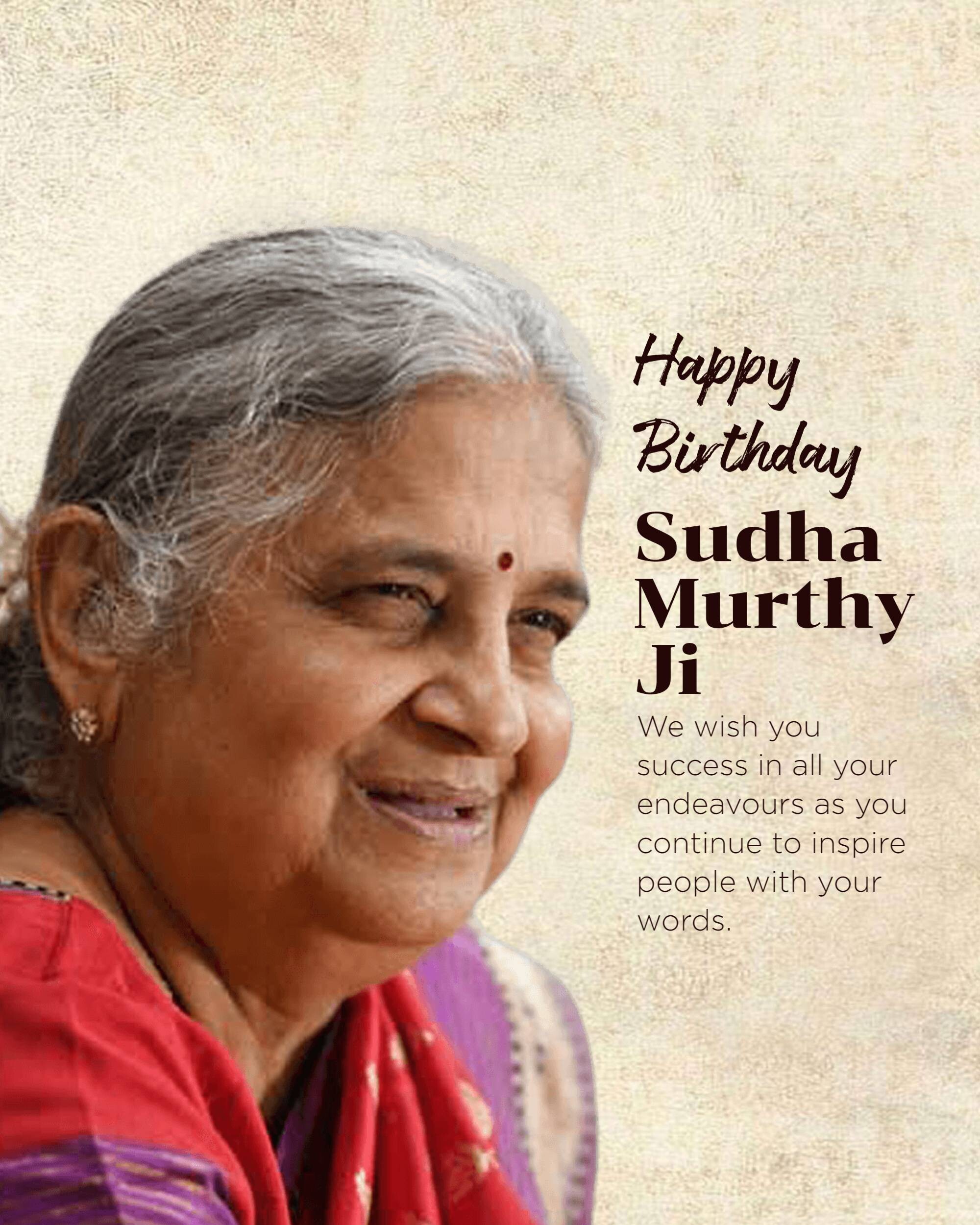 Sudha Murthy Birthday