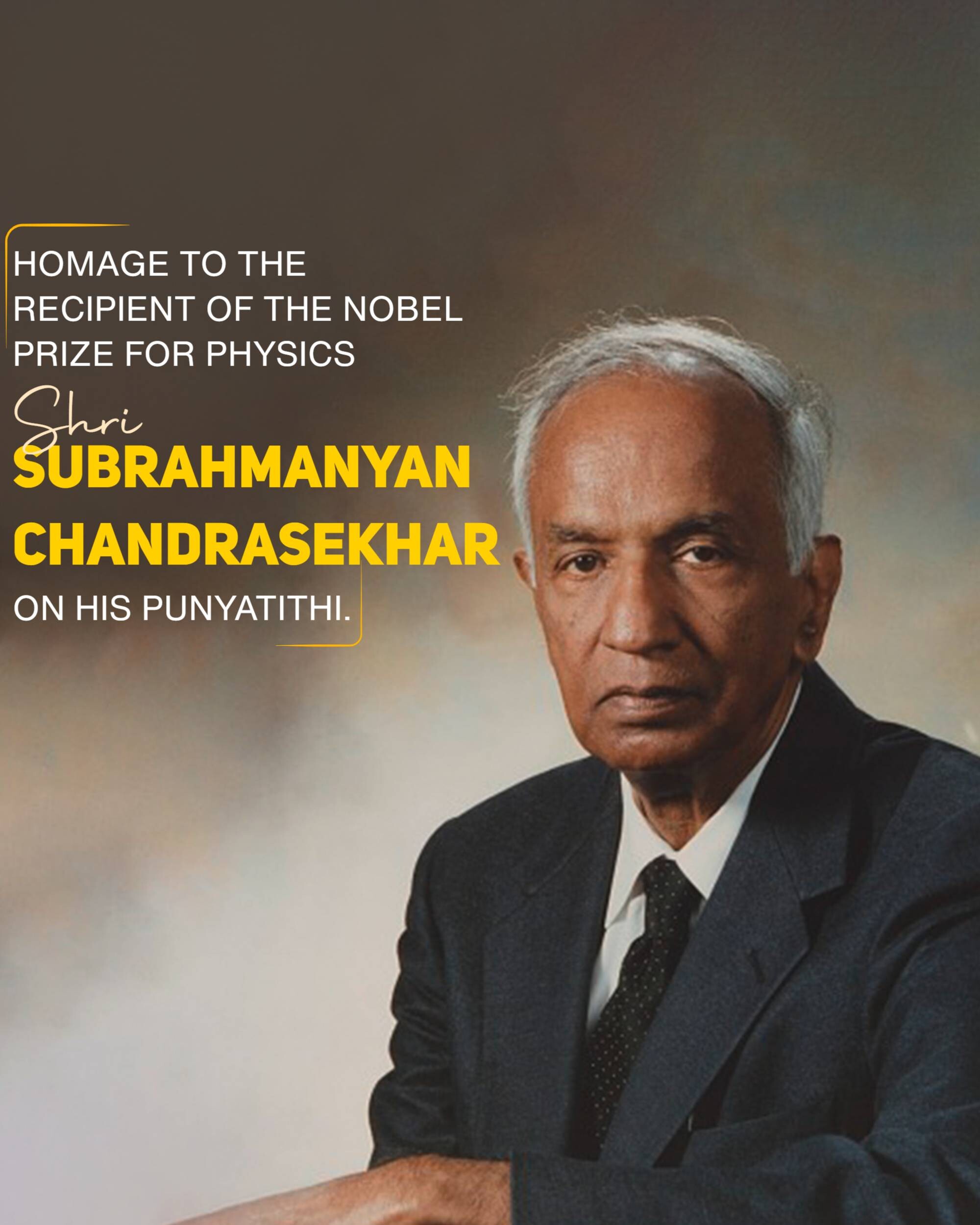 Subrahmanyan Chandrasekhar Punyatithi