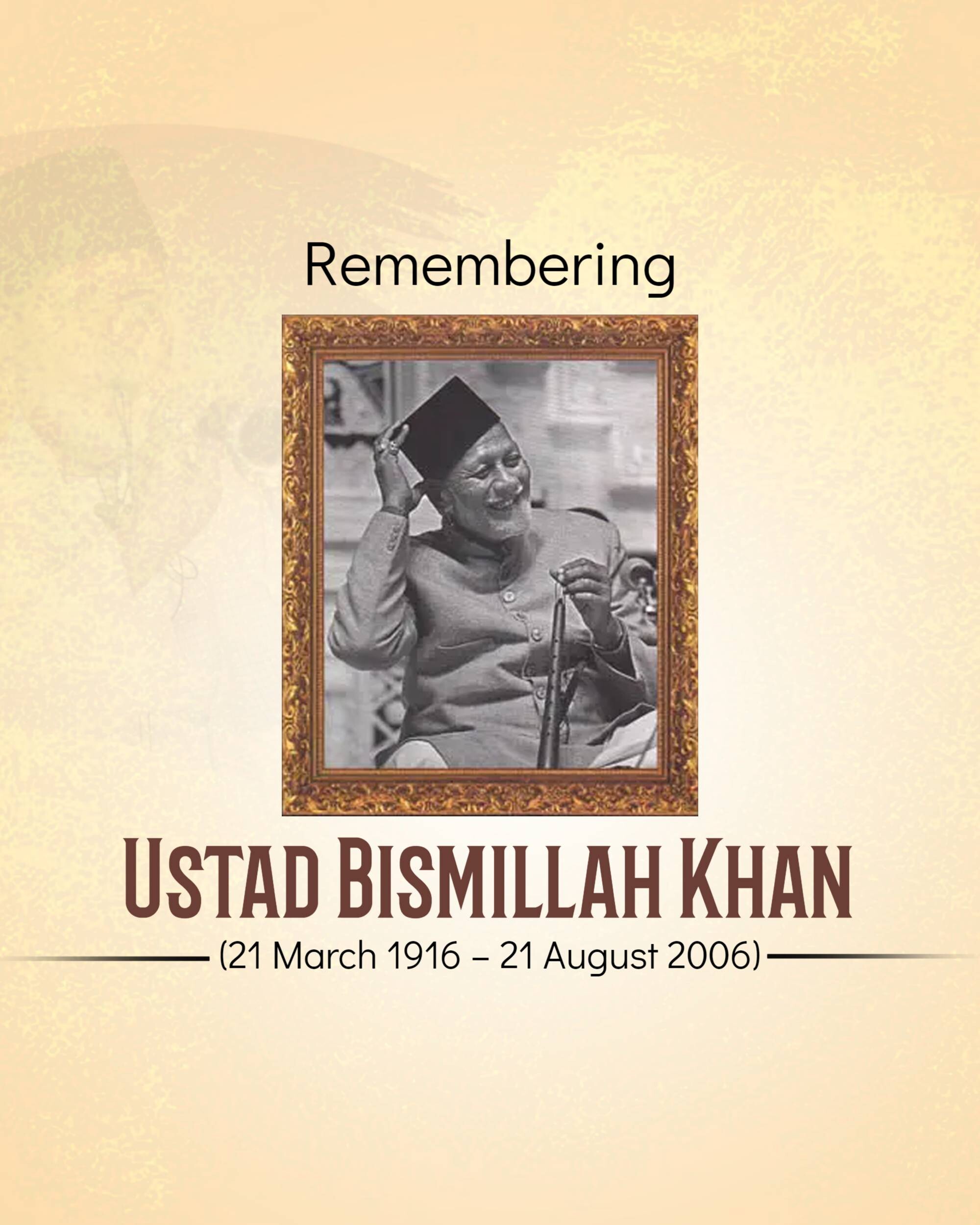 Ustad Bismillah Khan Punyatithi