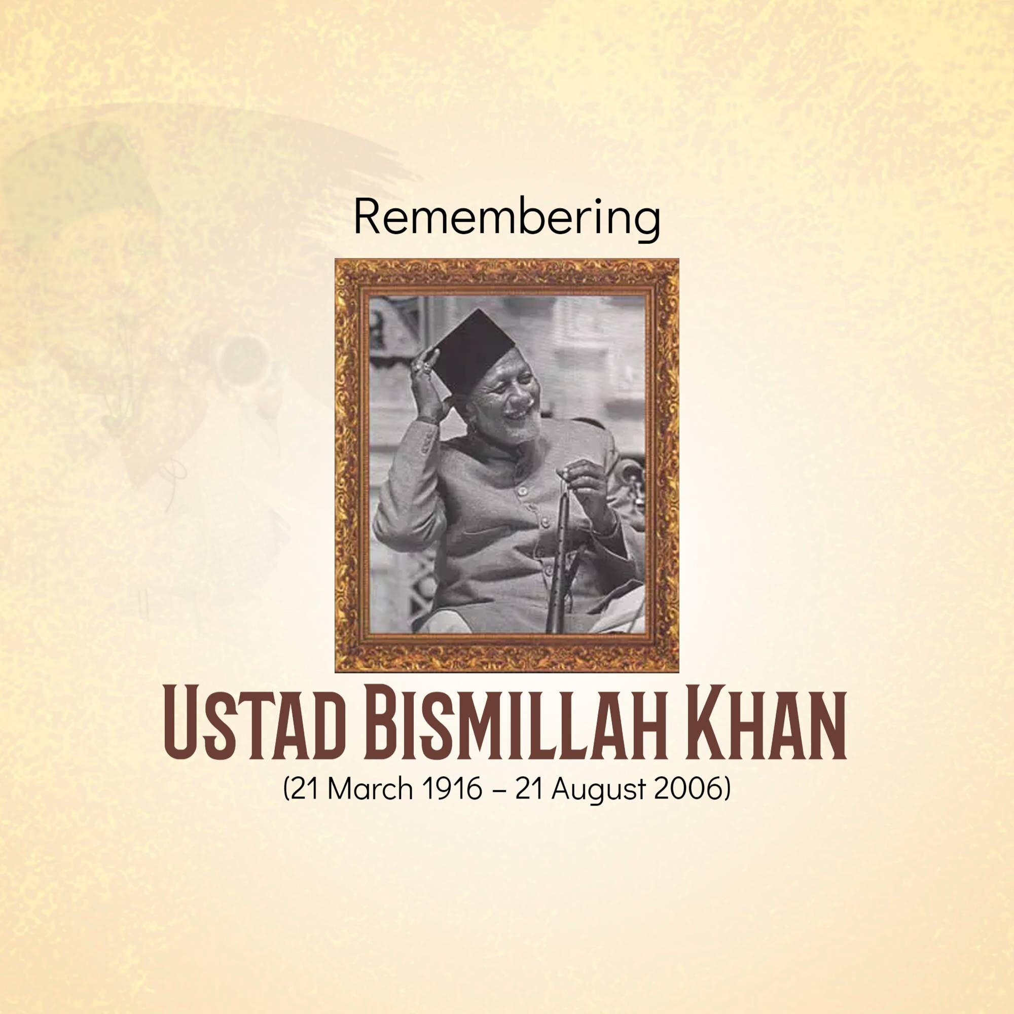 Ustad Bismillah Khan Punyatithi