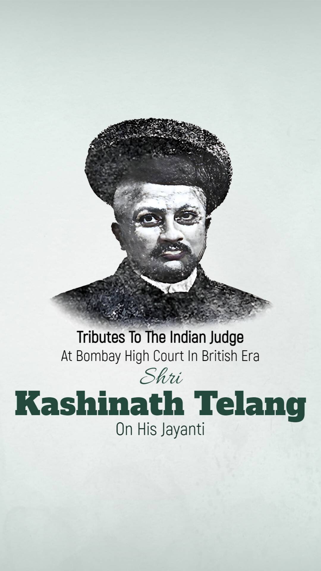 Kashinath Trimbak Telang Jayanti