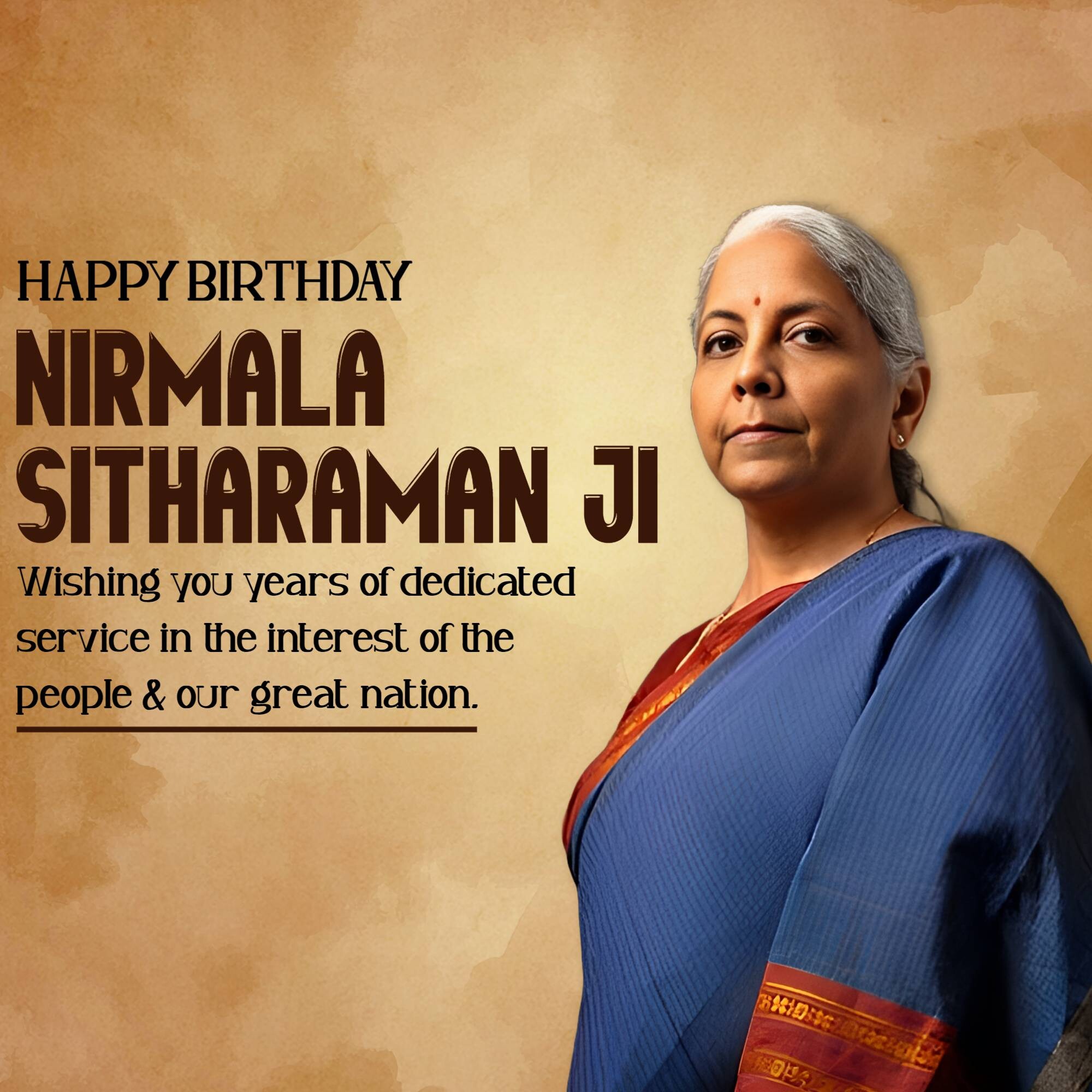 Nirmala Sitharaman Birthday