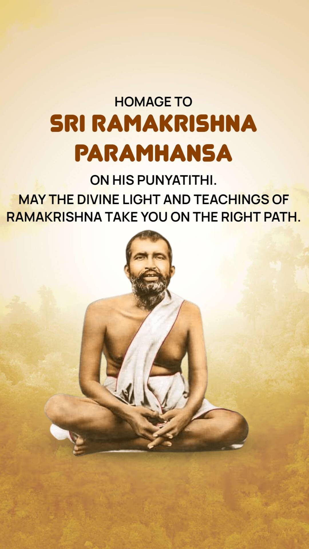Sri Ramakrishna Punyatithi