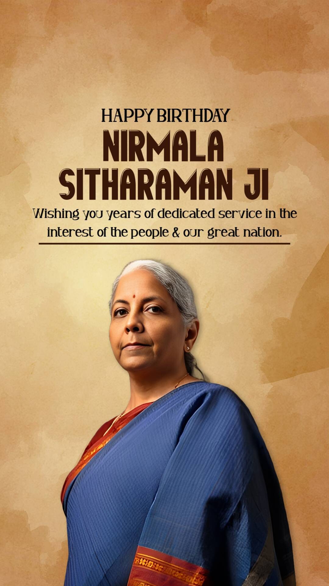 Nirmala Sitharaman Birthday