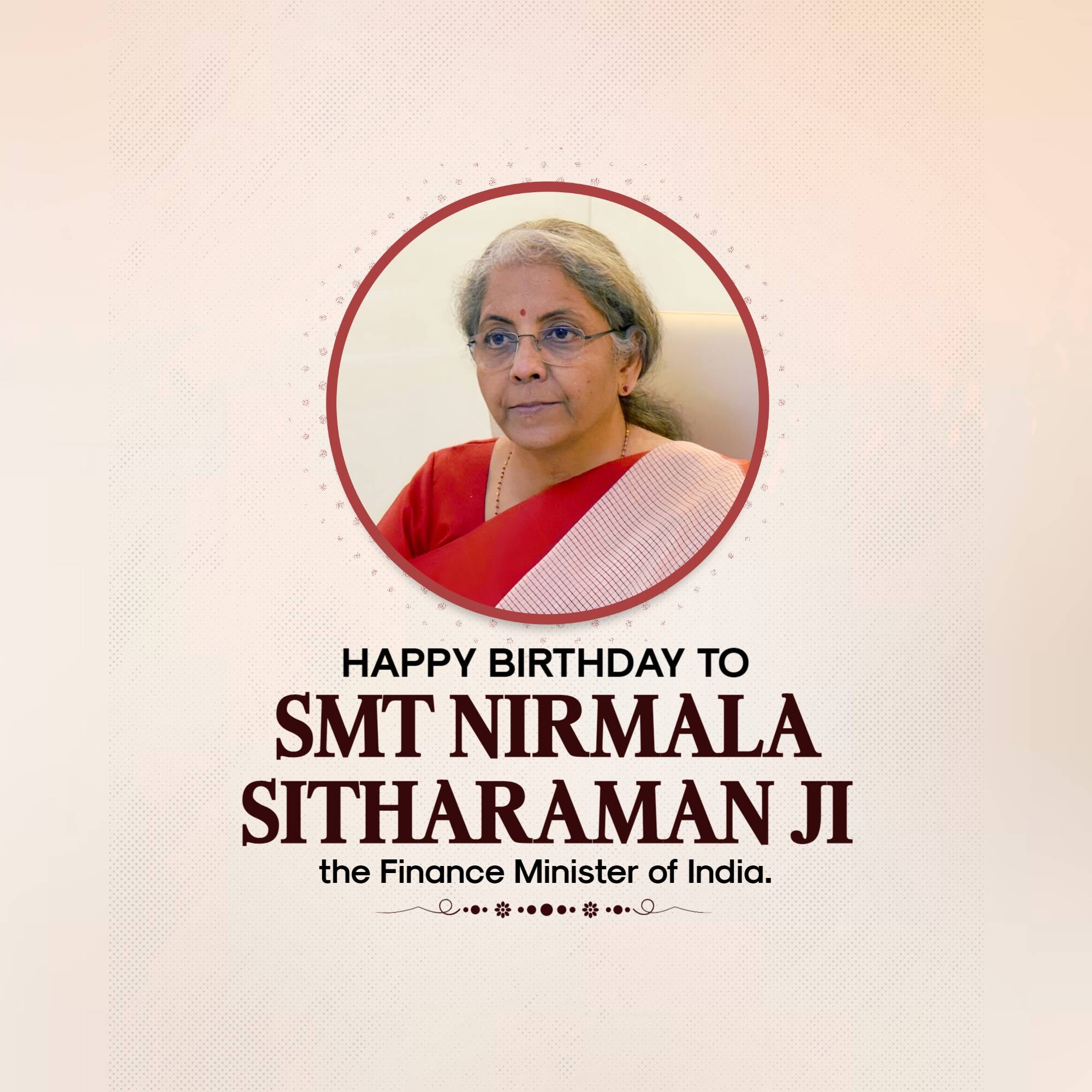 Nirmala Sitharaman Birthday