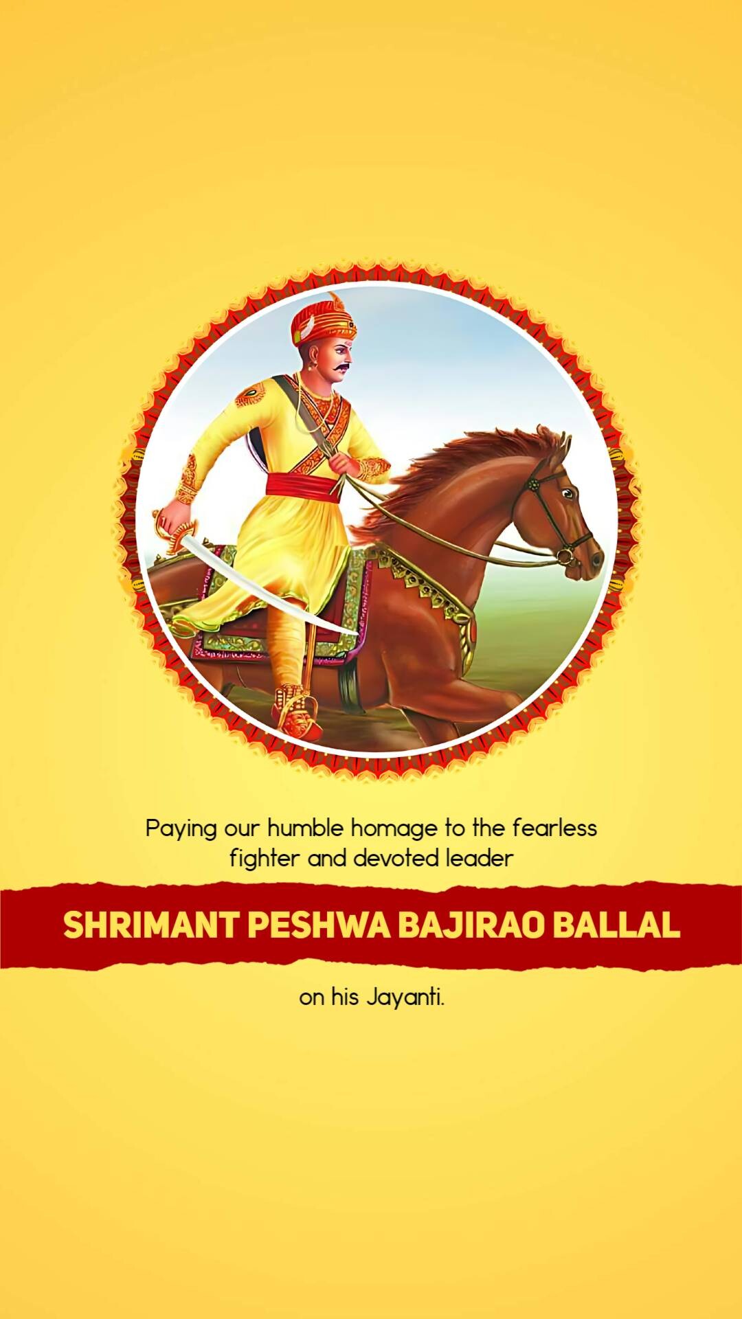 Baji Rao I Jayanti