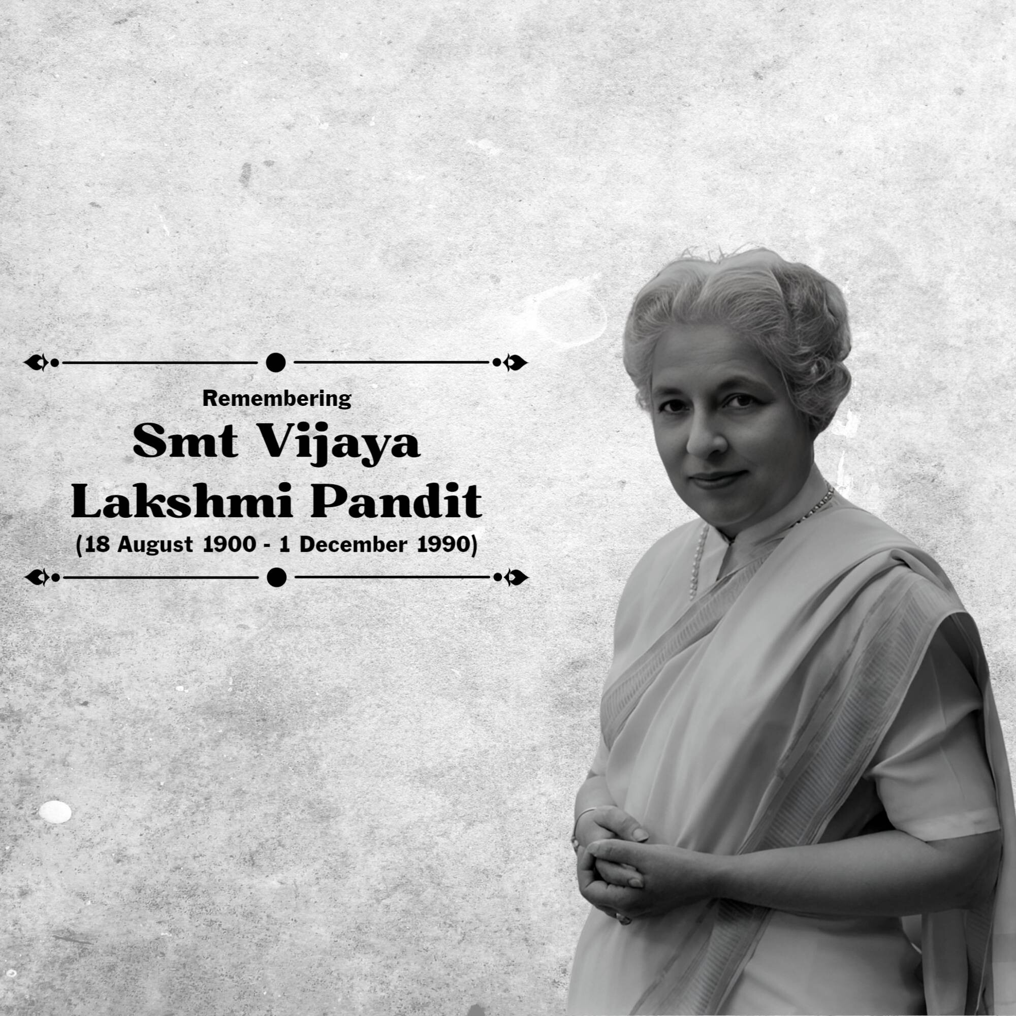 Vijaya Lakshmi Pandit Jayanti