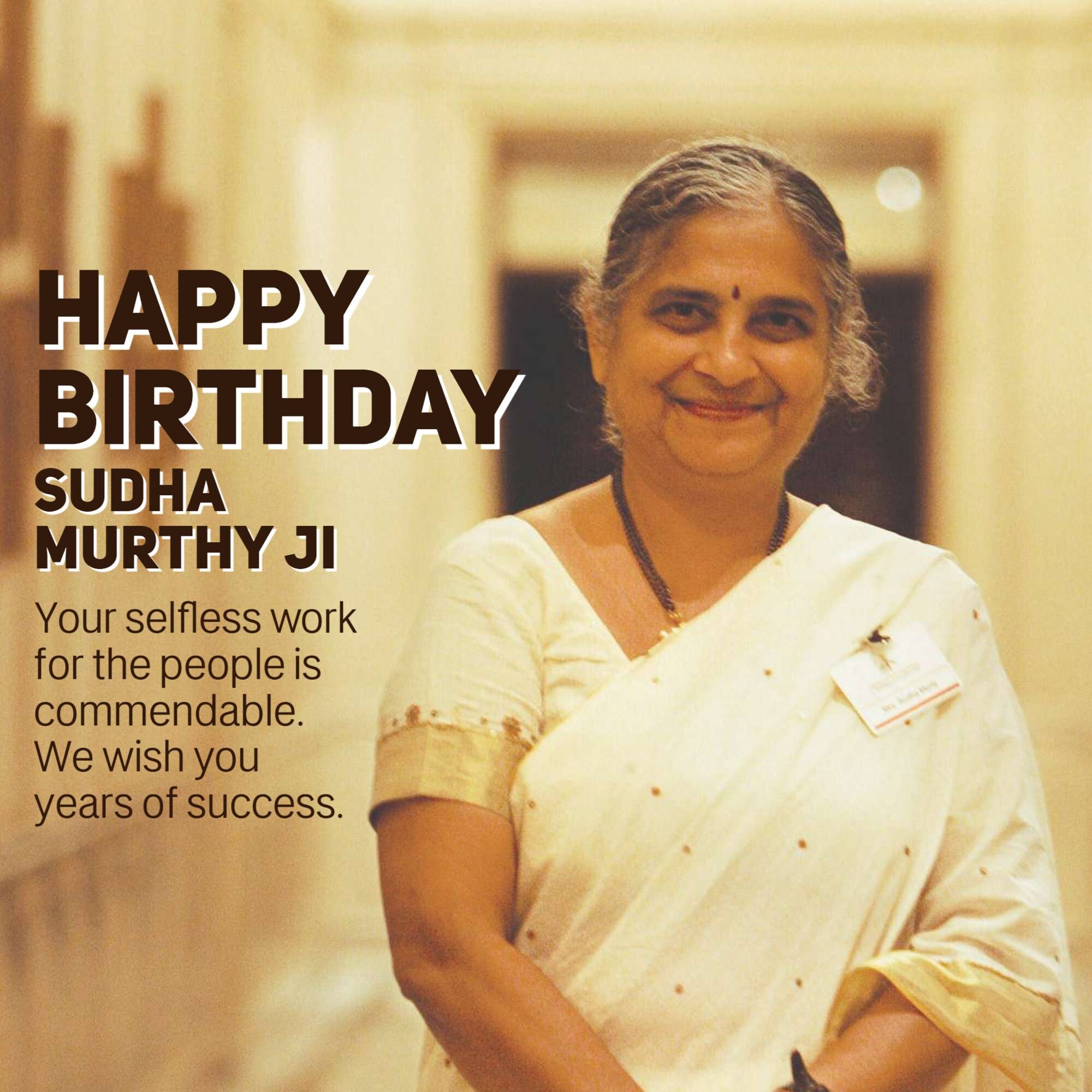 Sudha Murthy Birthday