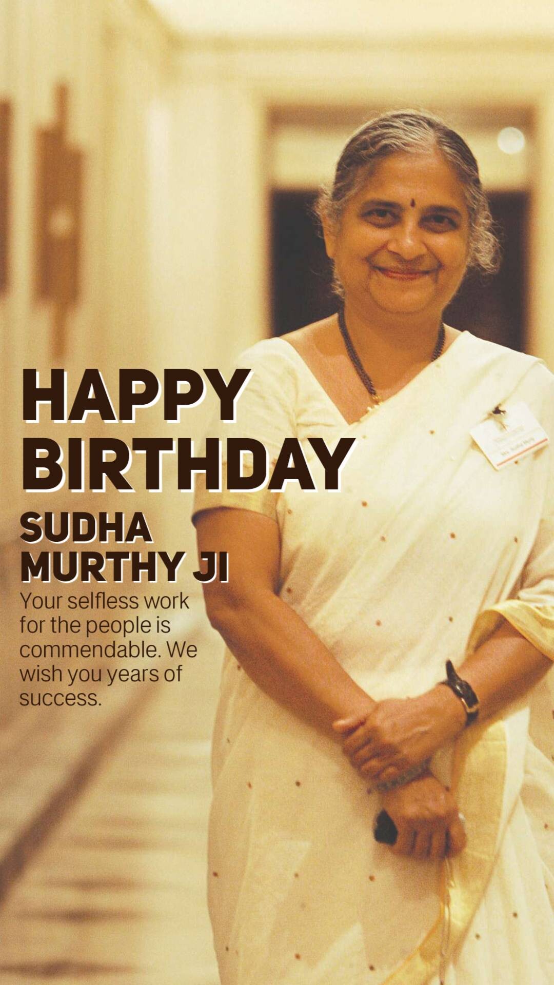 Sudha Murthy Birthday