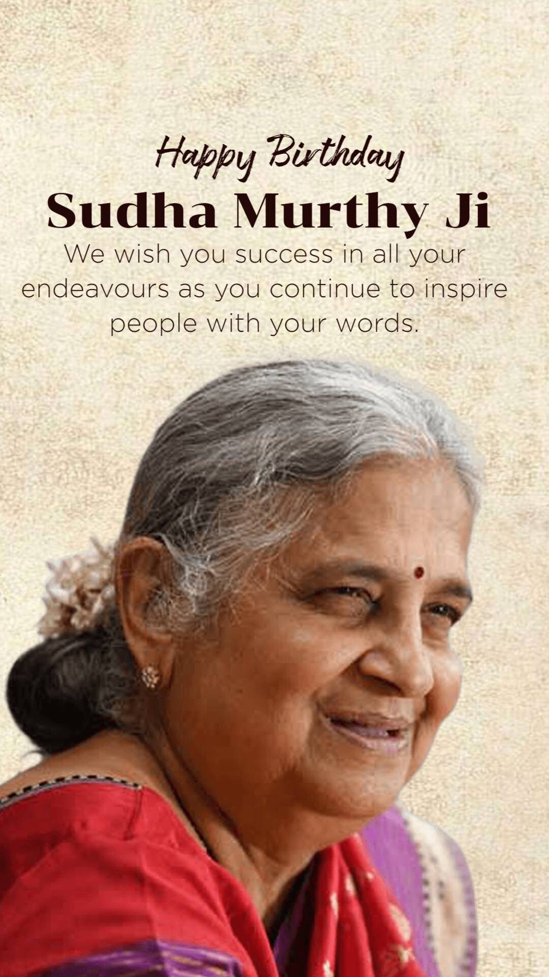 Sudha Murthy Birthday