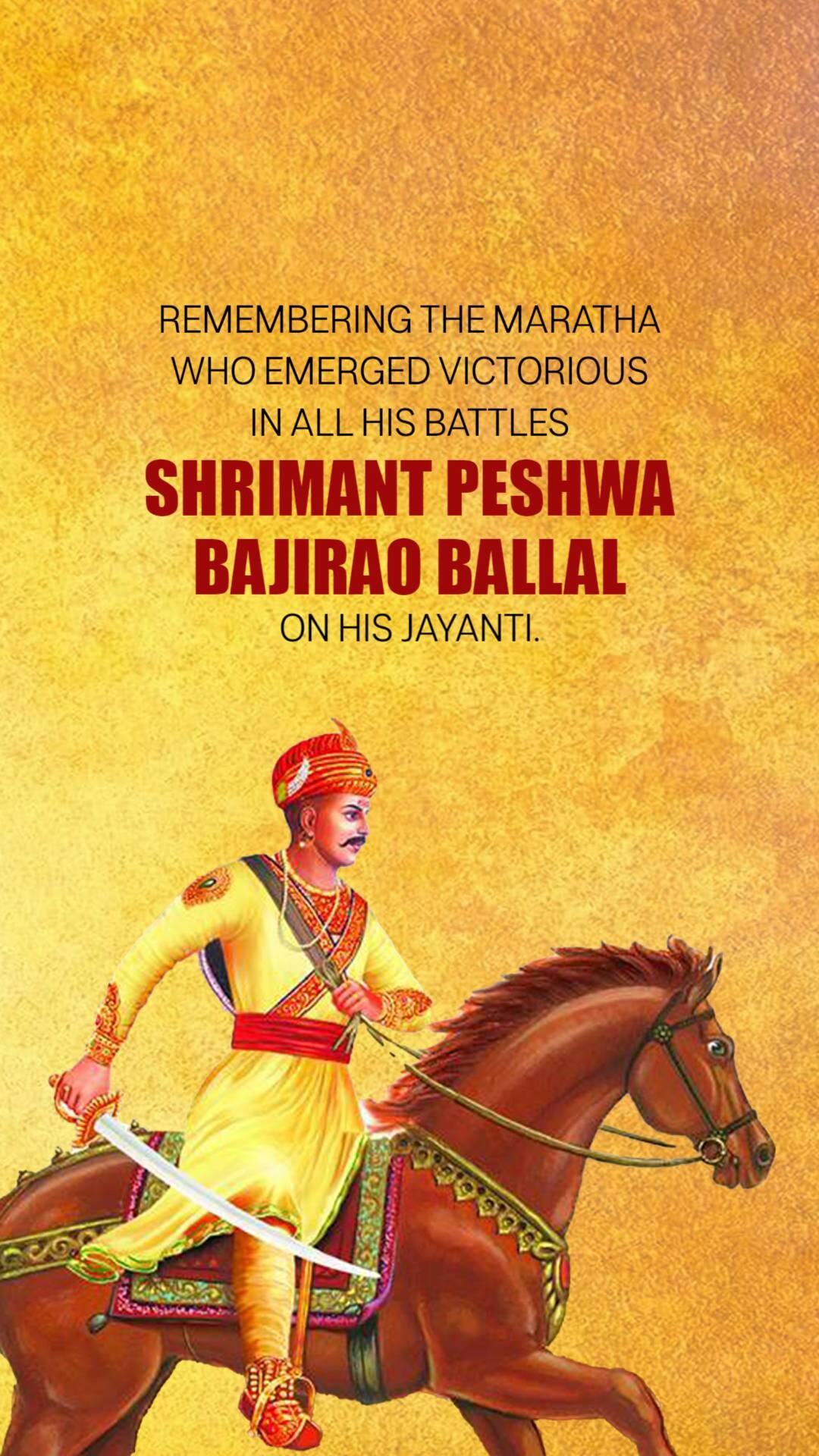 Baji Rao I Jayanti