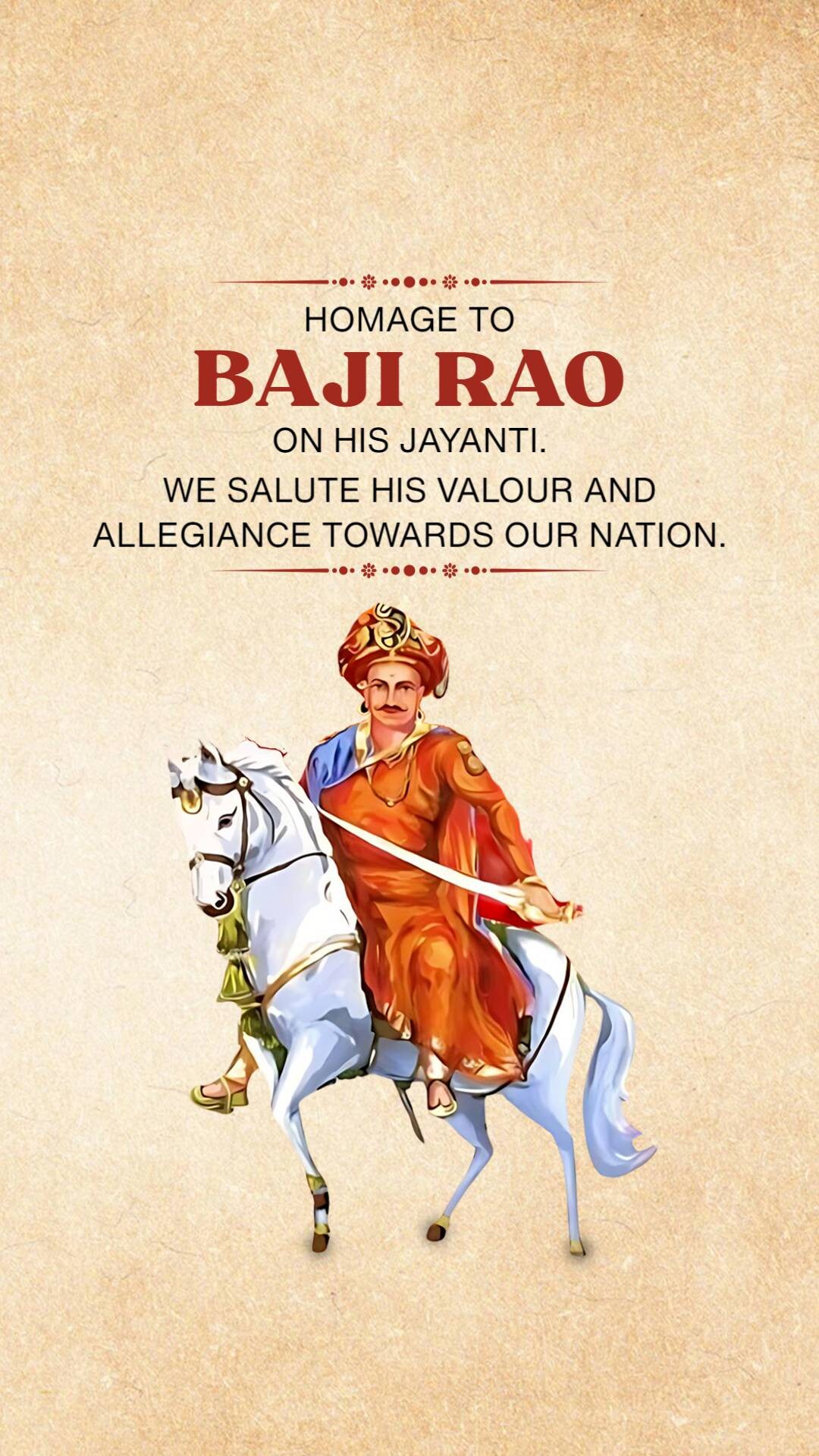 Baji Rao I Jayanti
