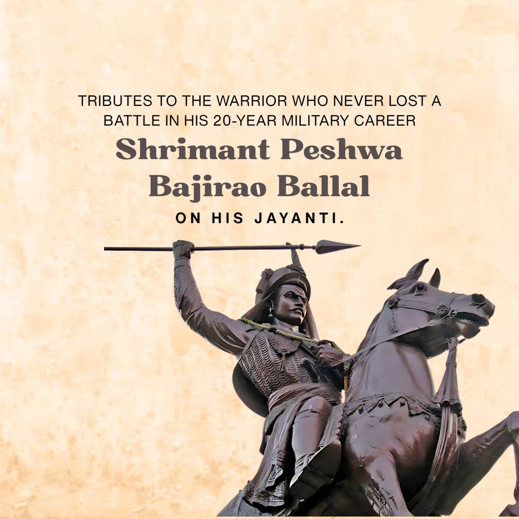 Baji Rao I Jayanti