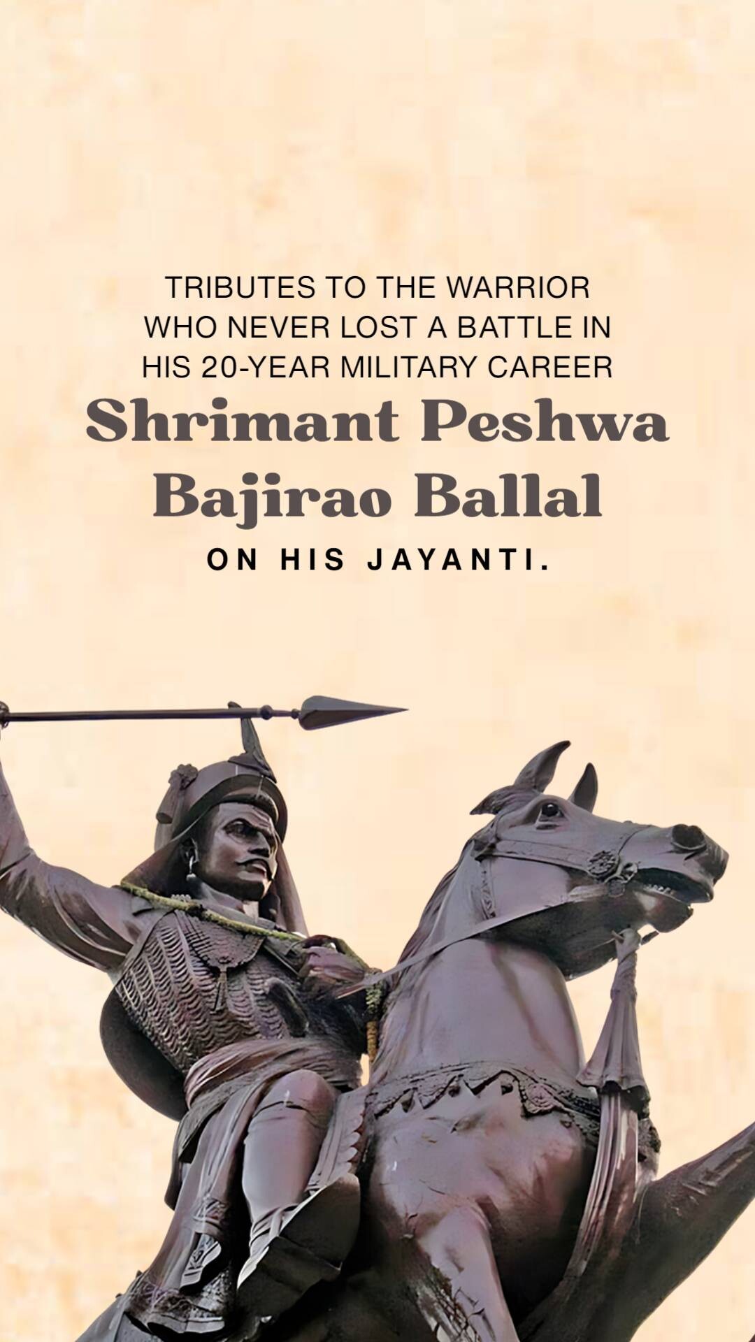 Baji Rao I Jayanti