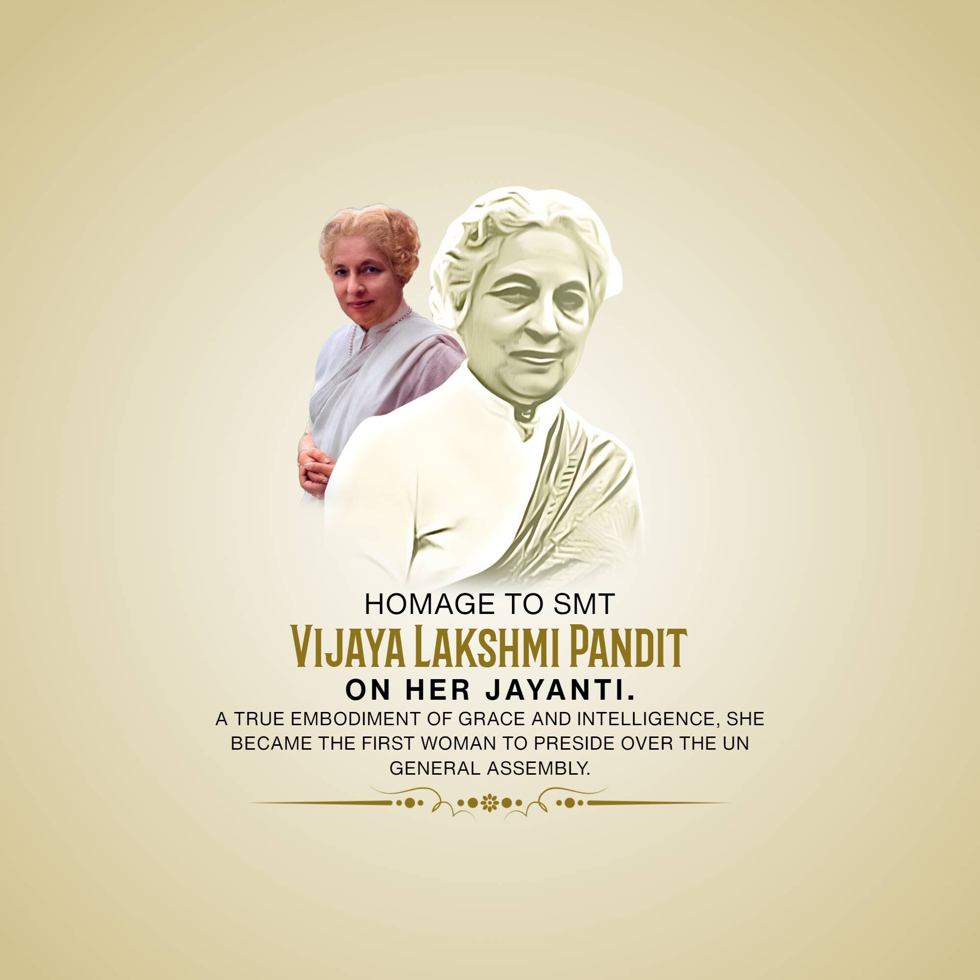 Vijaya Lakshmi Pandit Jayanti