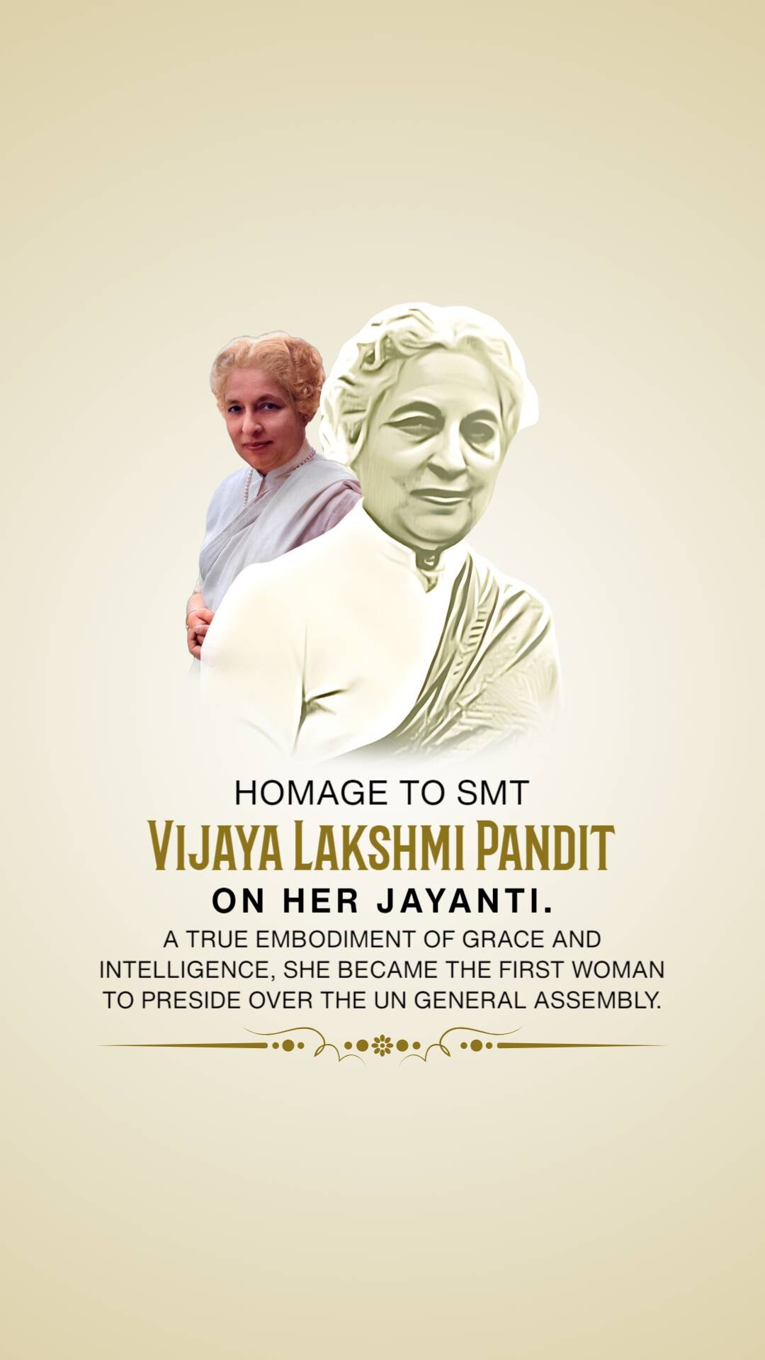 Vijaya Lakshmi Pandit Jayanti
