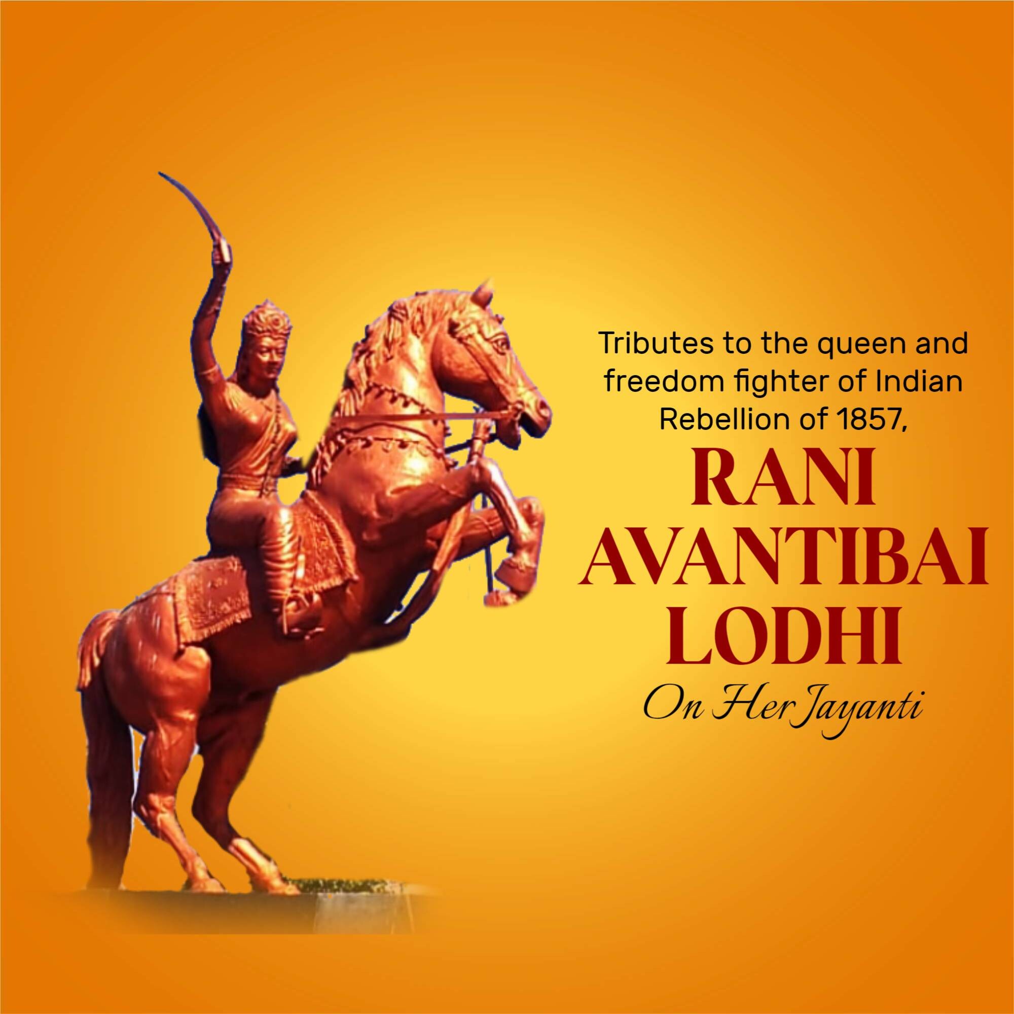 Rani Avantibai Lodhi Jayanti