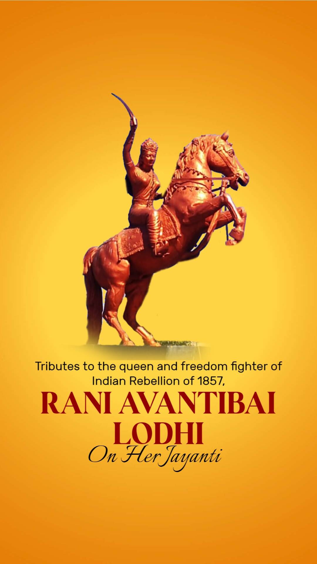 Rani Avantibai Lodhi Jayanti