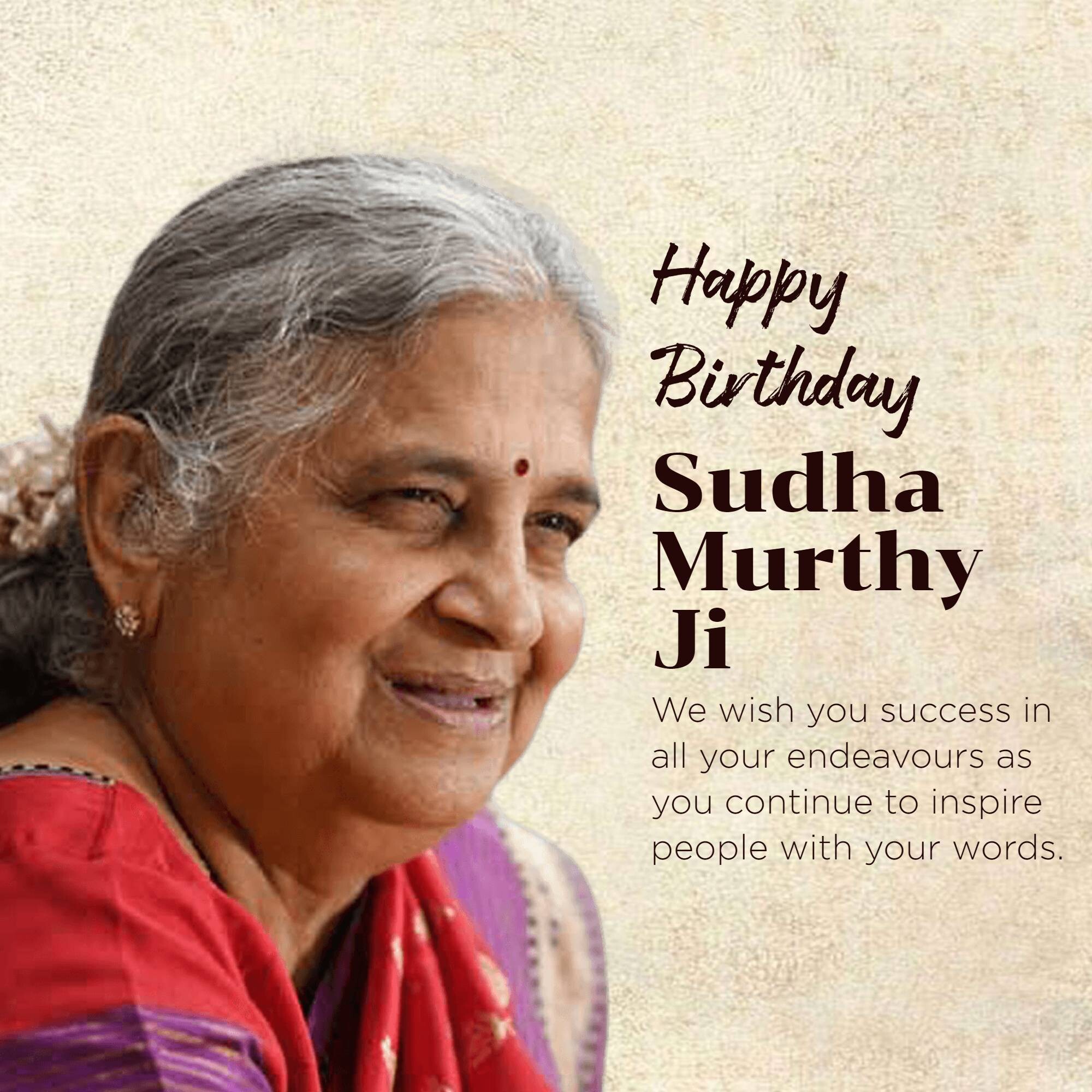 Sudha Murthy Birthday
